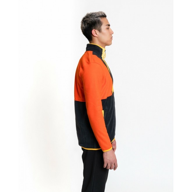 Luo Camp-02  Full-Zip Fleece Erkek Tam Fermuarlı Polar (Turuncu)