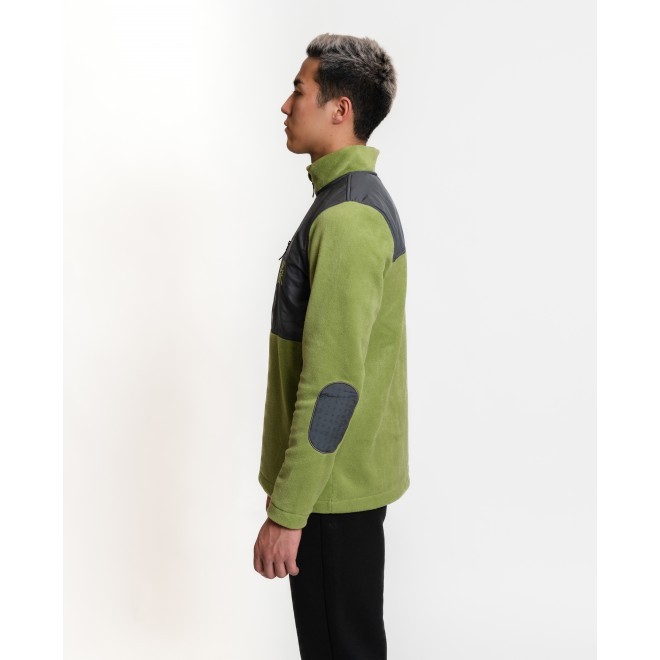 Luo Camp-03  Half-Zip Fleece Erkek Yarım Fermuarlı Polar (Yeşil)