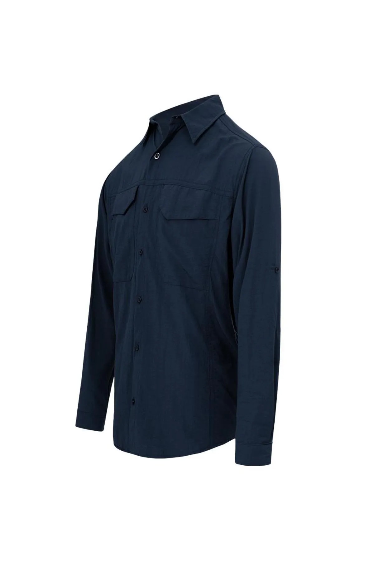 Luo Camp Tex-Tech Erkek Uzun Kollu Outdoor Gömlek- Navy
