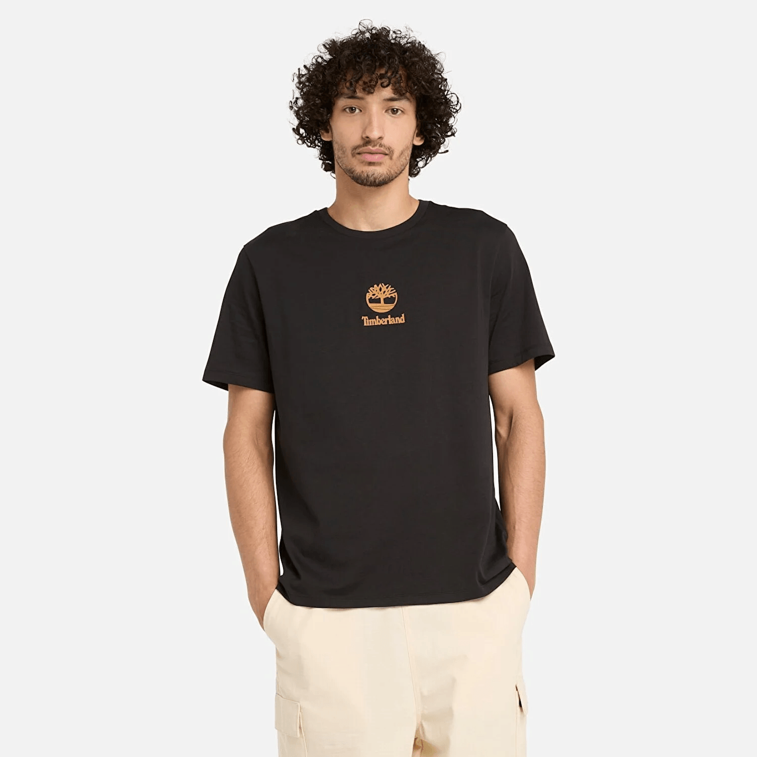 Timberland Logo Baskılı Erkek Kısa Kollu T-Shirt
