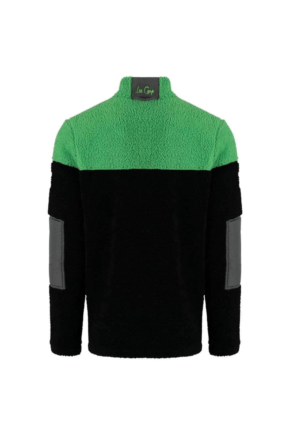 Luo Camp Rüzgar Geçirmez Erkek Peluş Polar  01 - BLACK/GREEN