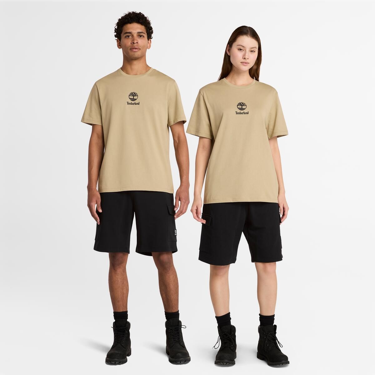 Timberland Logo Baskılı Erkek Kısa Kollu T-Shirt