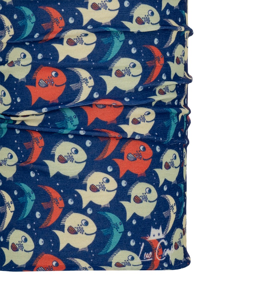 Luo Camp Fish 2 Unisex Mor Buff
