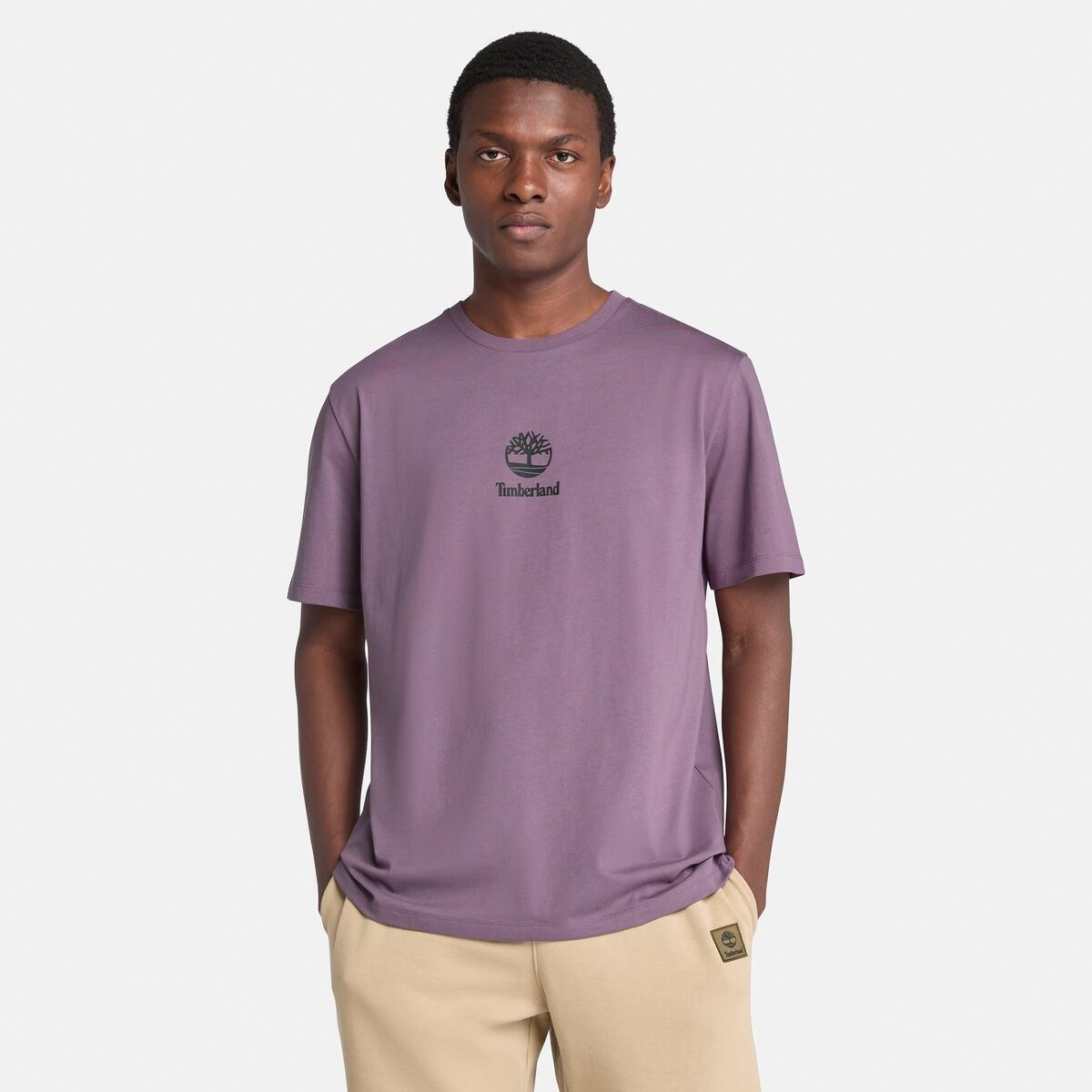 Timberland Logo Baskılı Erkek Kısa Kollu T-Shirt