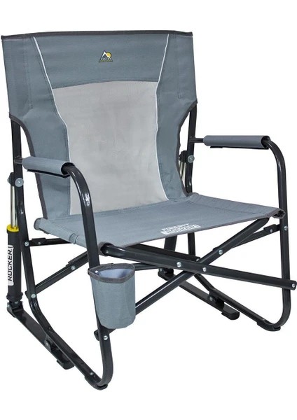 FirePit Rocker ™ / Gci Outdoor FirePit Amortisörlü Katlanır Kamp Sandalyesi - Gri