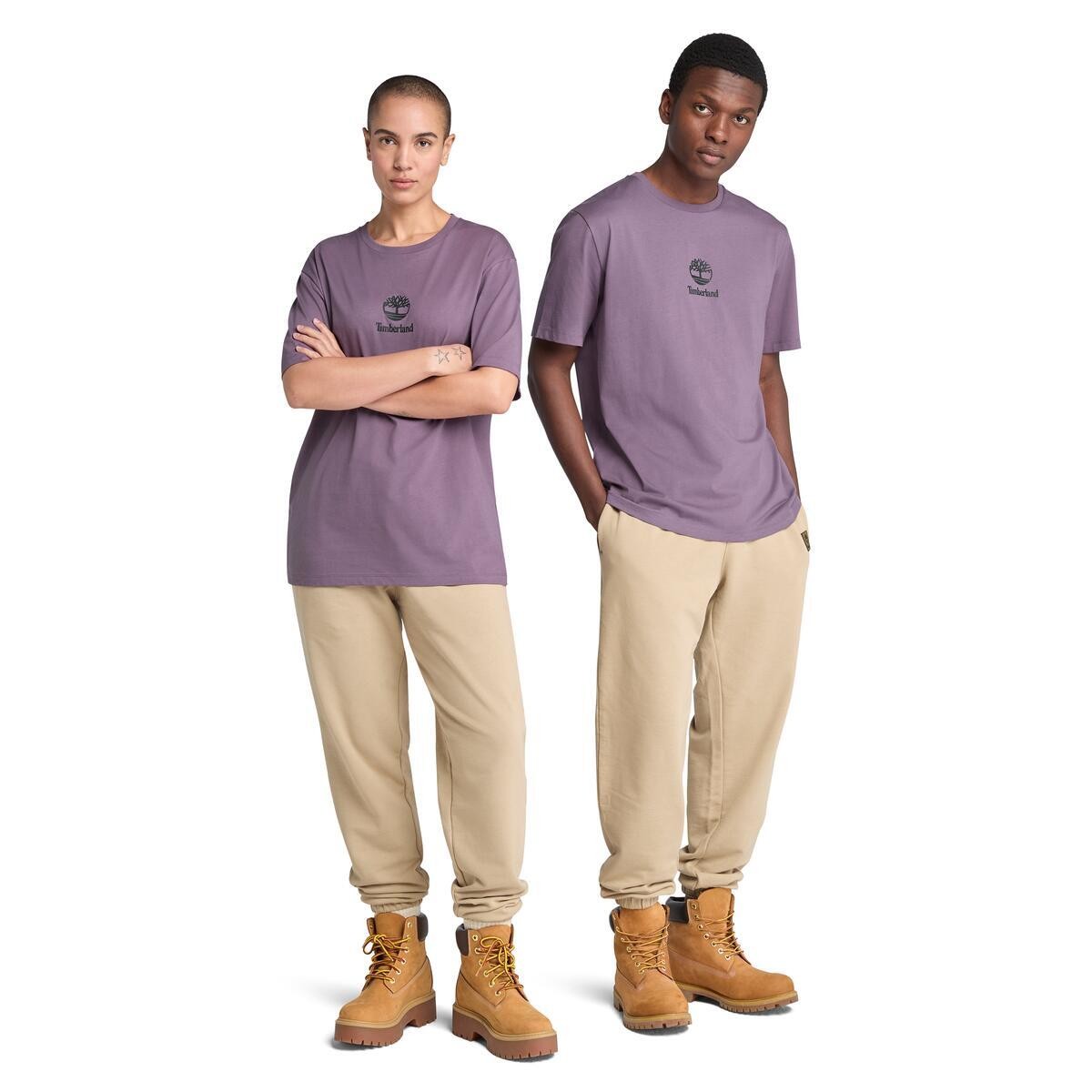 Timberland Logo Baskılı Erkek Kısa Kollu T-Shirt