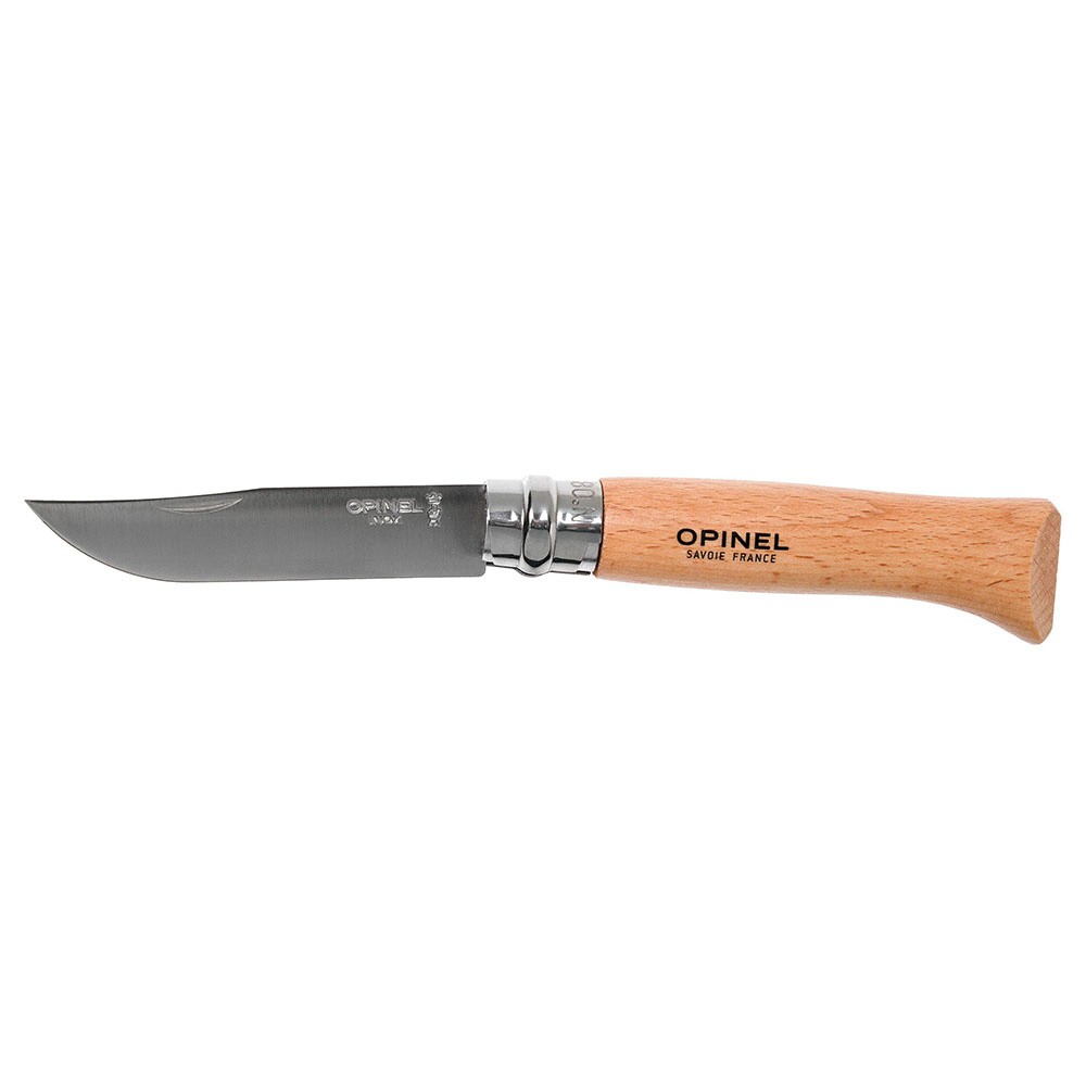 Opinel 8 No Deri Kılıflı Paslanmaz Çelik Çakı