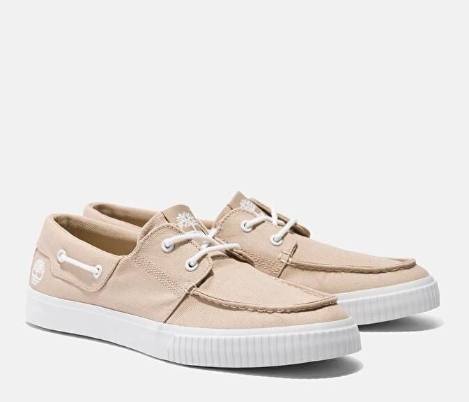 Timberland Erkek Mylo Bay Kanvas Bej Tekne Ayakkabısı