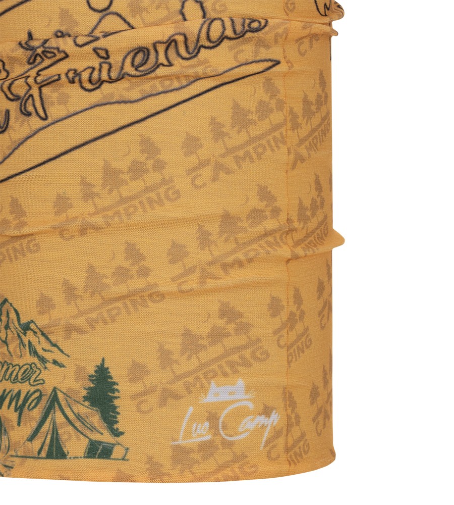 Luo Camp Summer Camp Unisex Sarı Buff