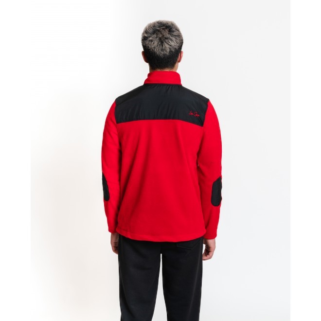 Luo Camp-01  Half-Zip Fleece Erkek Yarım Fermuarlı Polar (Kırmızı)