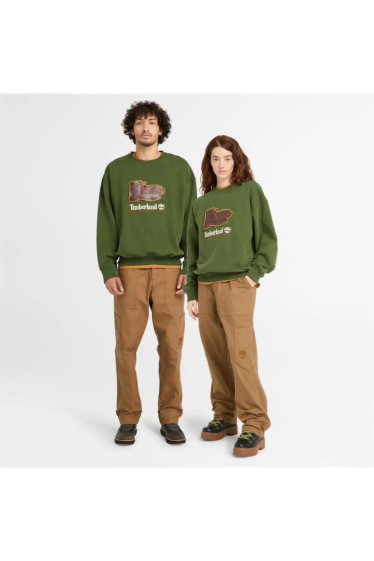 Timberland Ayakkabı Logolu Sweatshirt