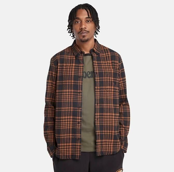 Timberland LS Heavy Flannel Check Regular Erkek Gömlek