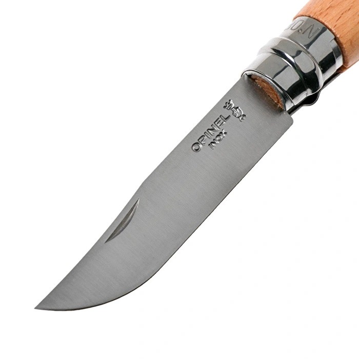 Opinel 8 No Deri Kılıflı Paslanmaz Çelik Çakı