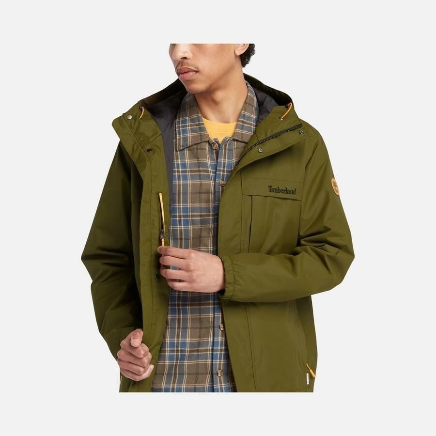 Timberland Water Resistant Shell Full-Zip Hoodie Erkek Ceket