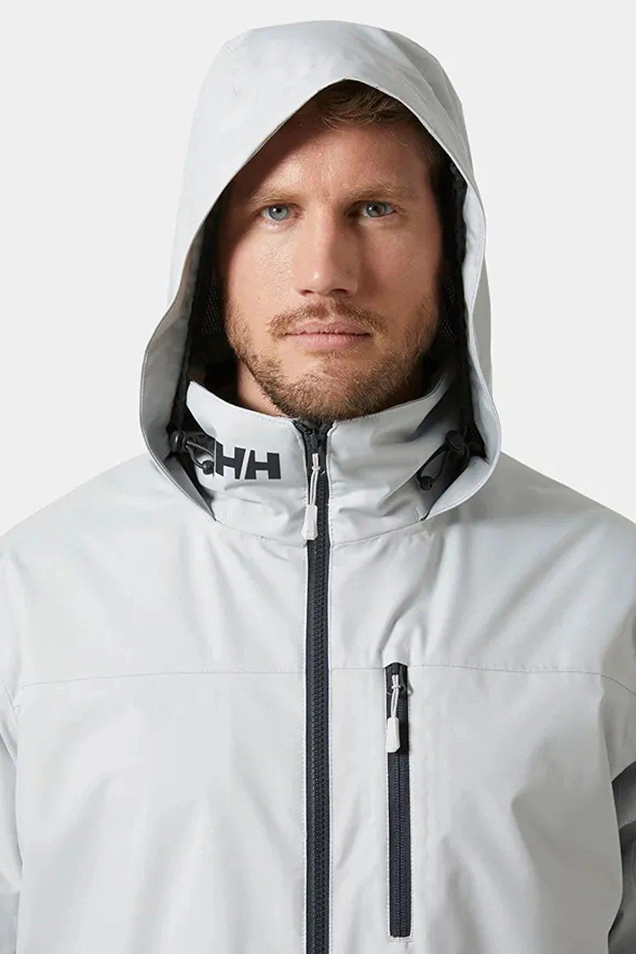 Helly Hansen Crew Hooded Midlayer Mont 2 - Grey Fog