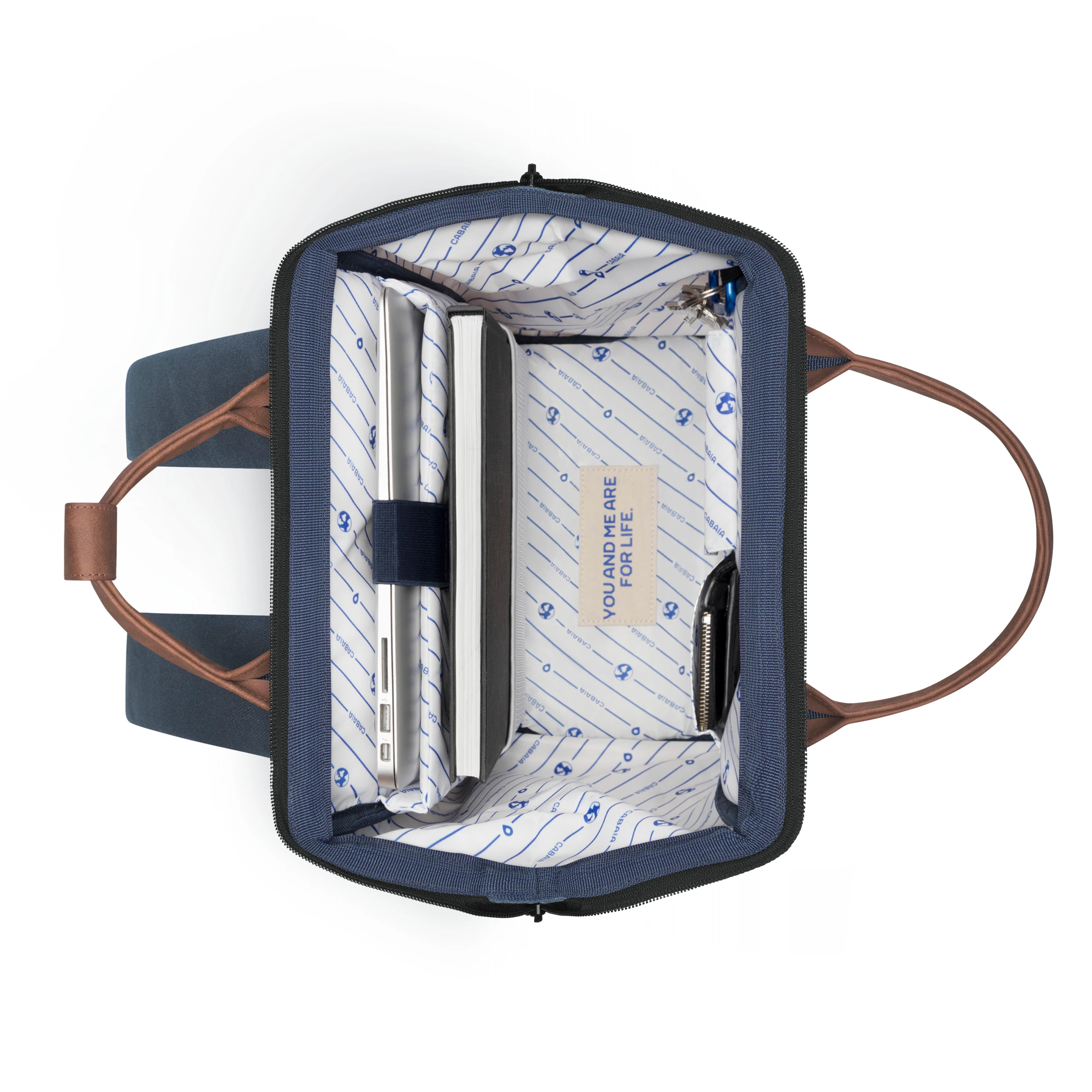 Cabaia Waxed Cotton Montalivet Medium Sırt Çantası