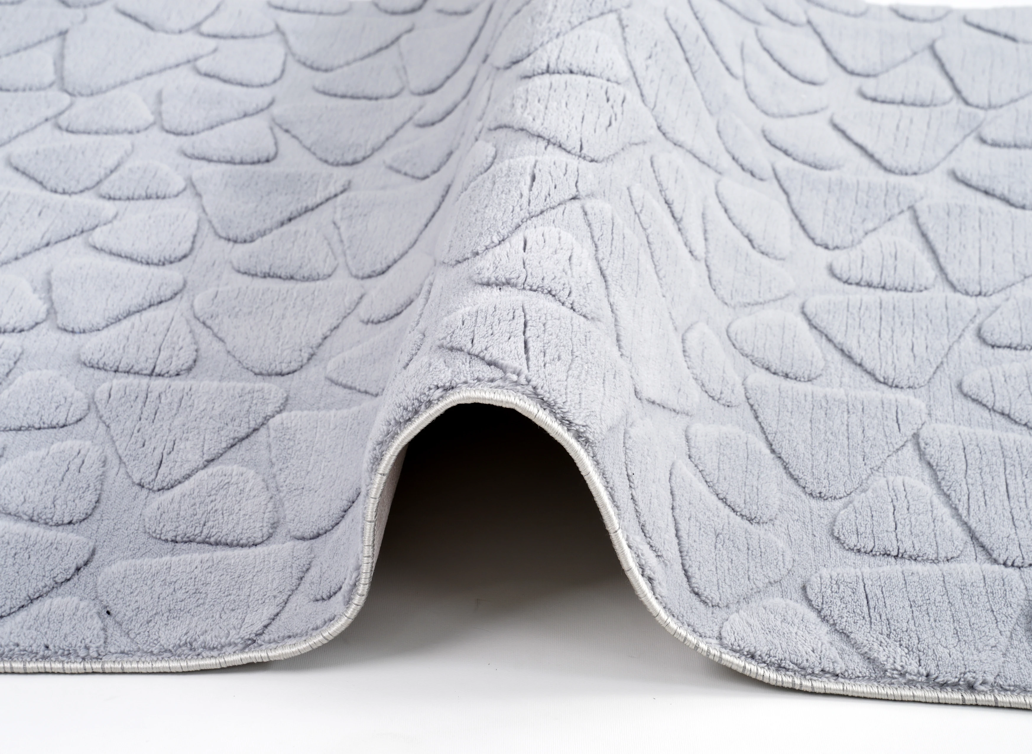 Tera Gri Peluş Halı