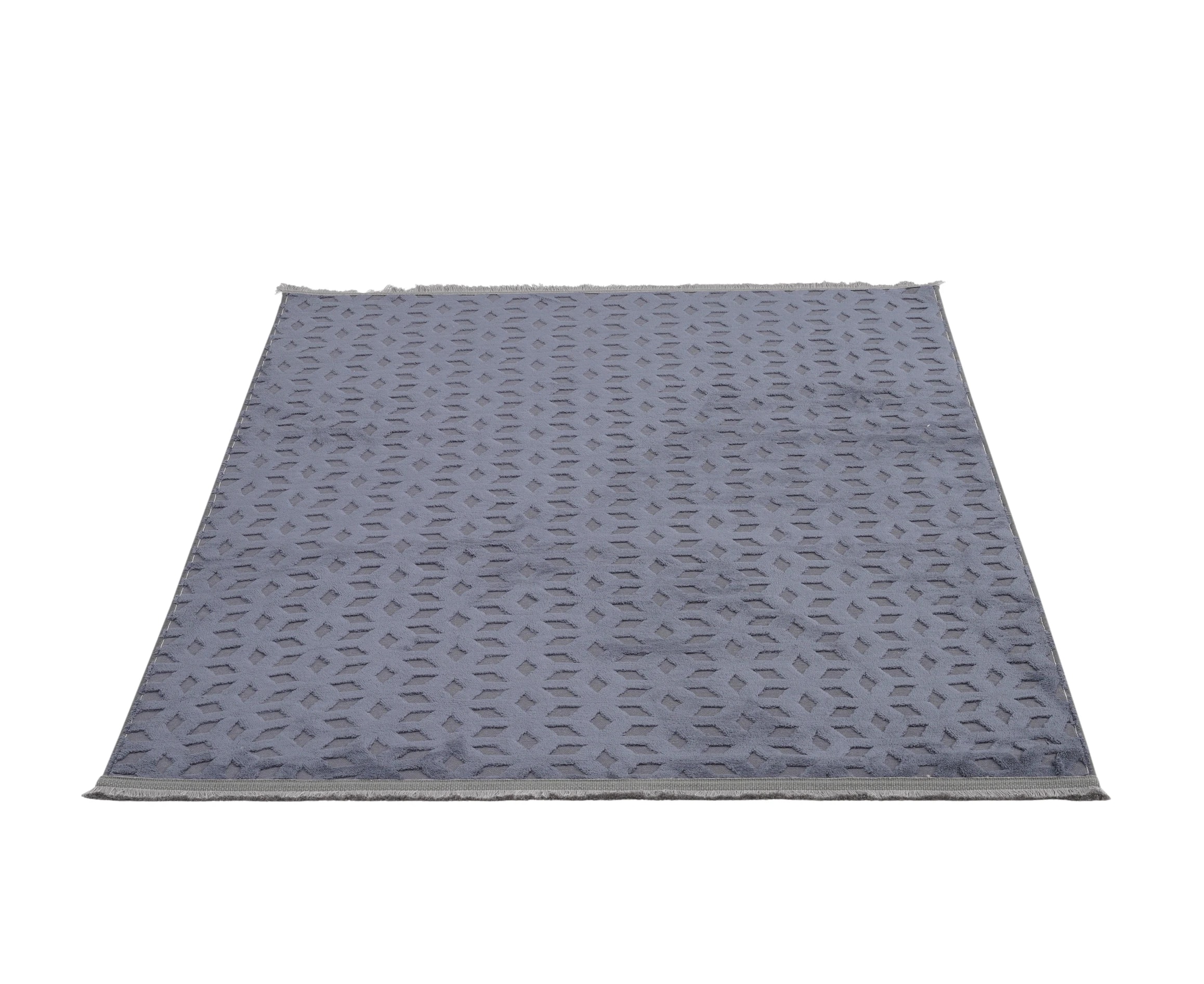 Kübik Antrasit Peluş Halı