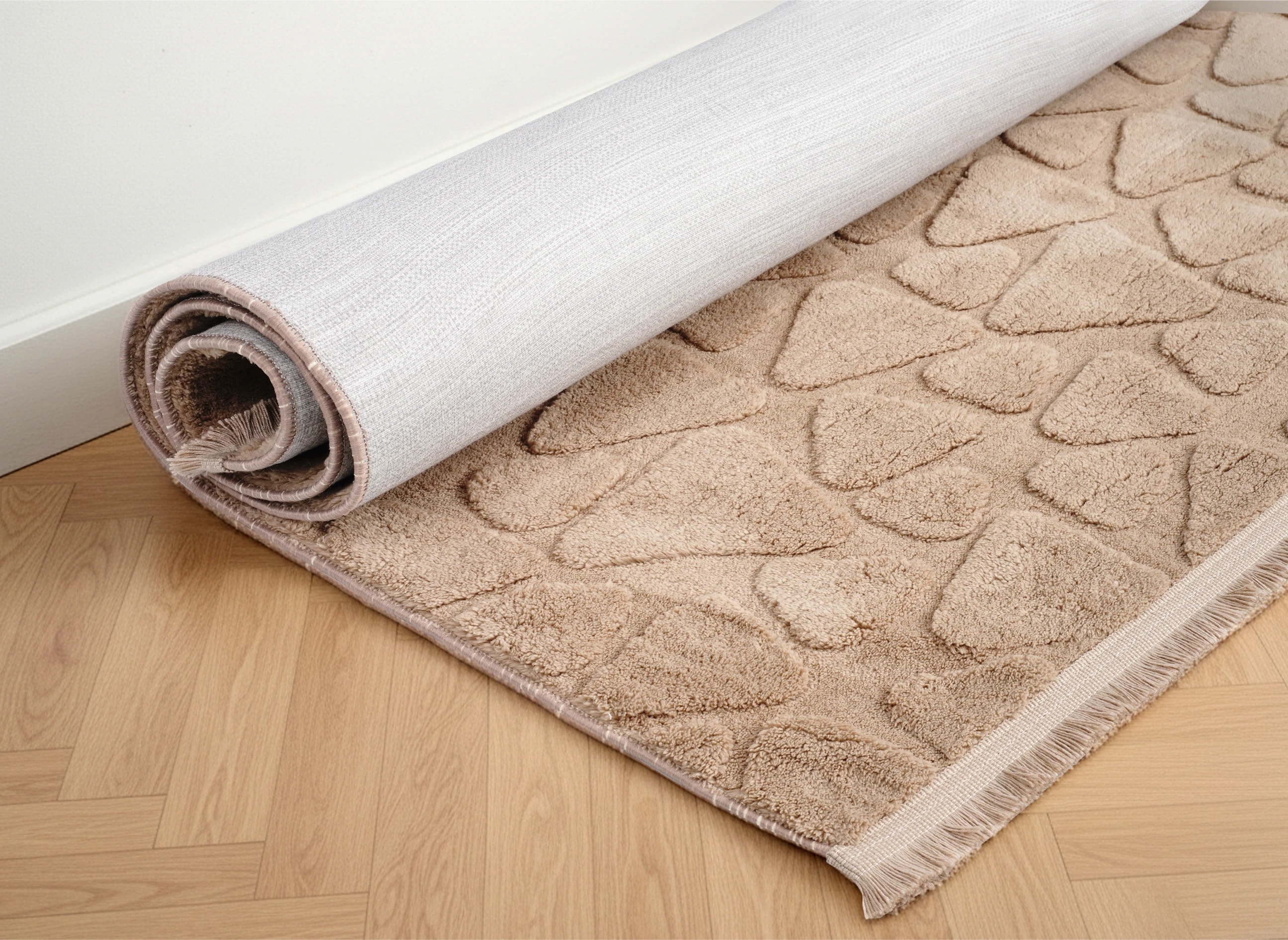 Tera Kahve Peluş Halı