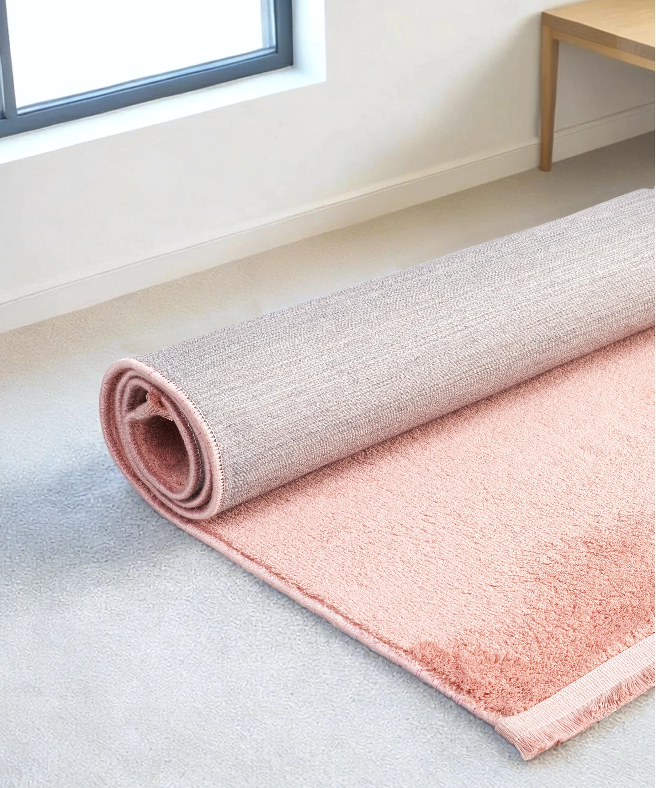 Luna Pudra Peluş Halı