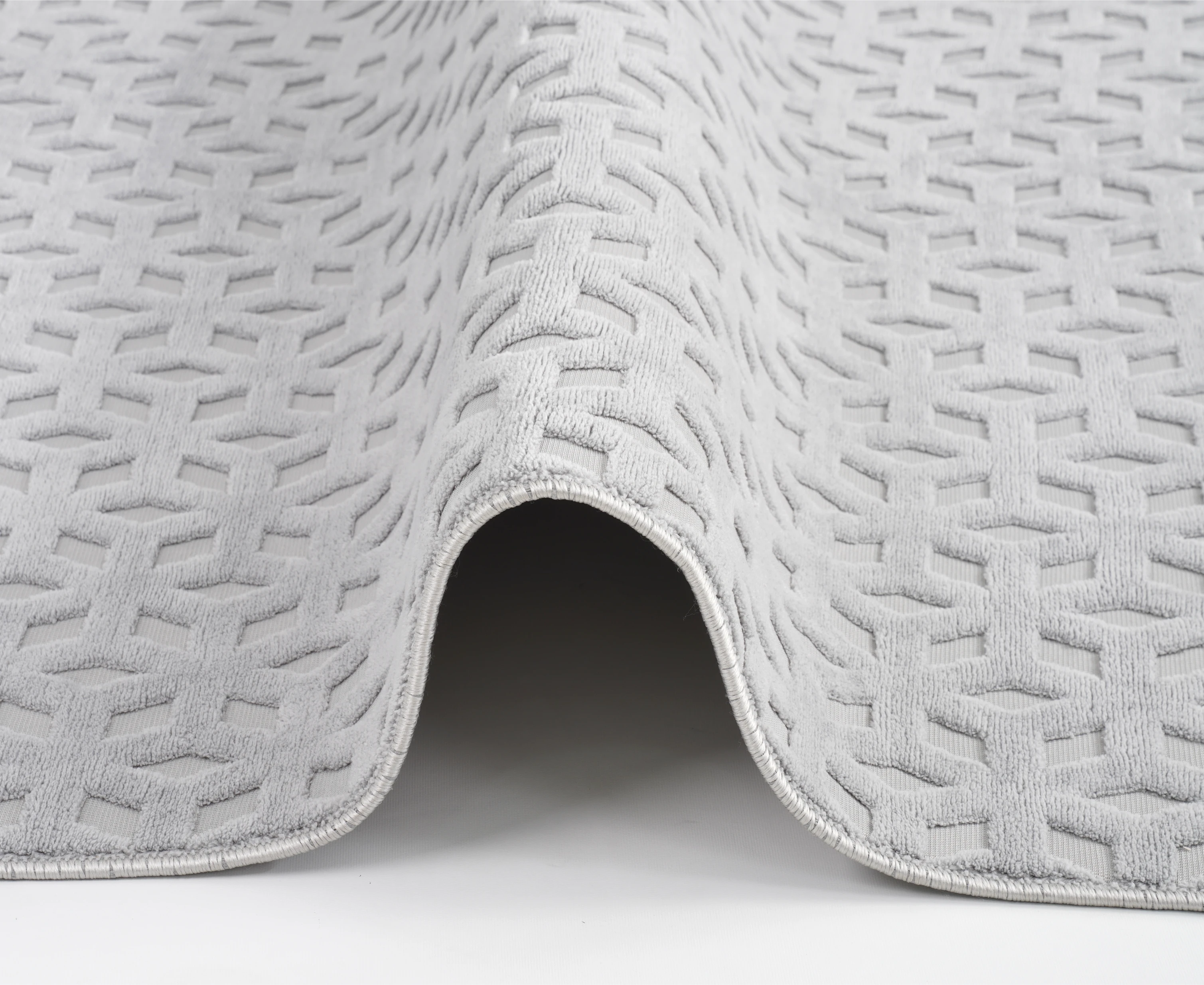 Kübik Gri Peluş Halı