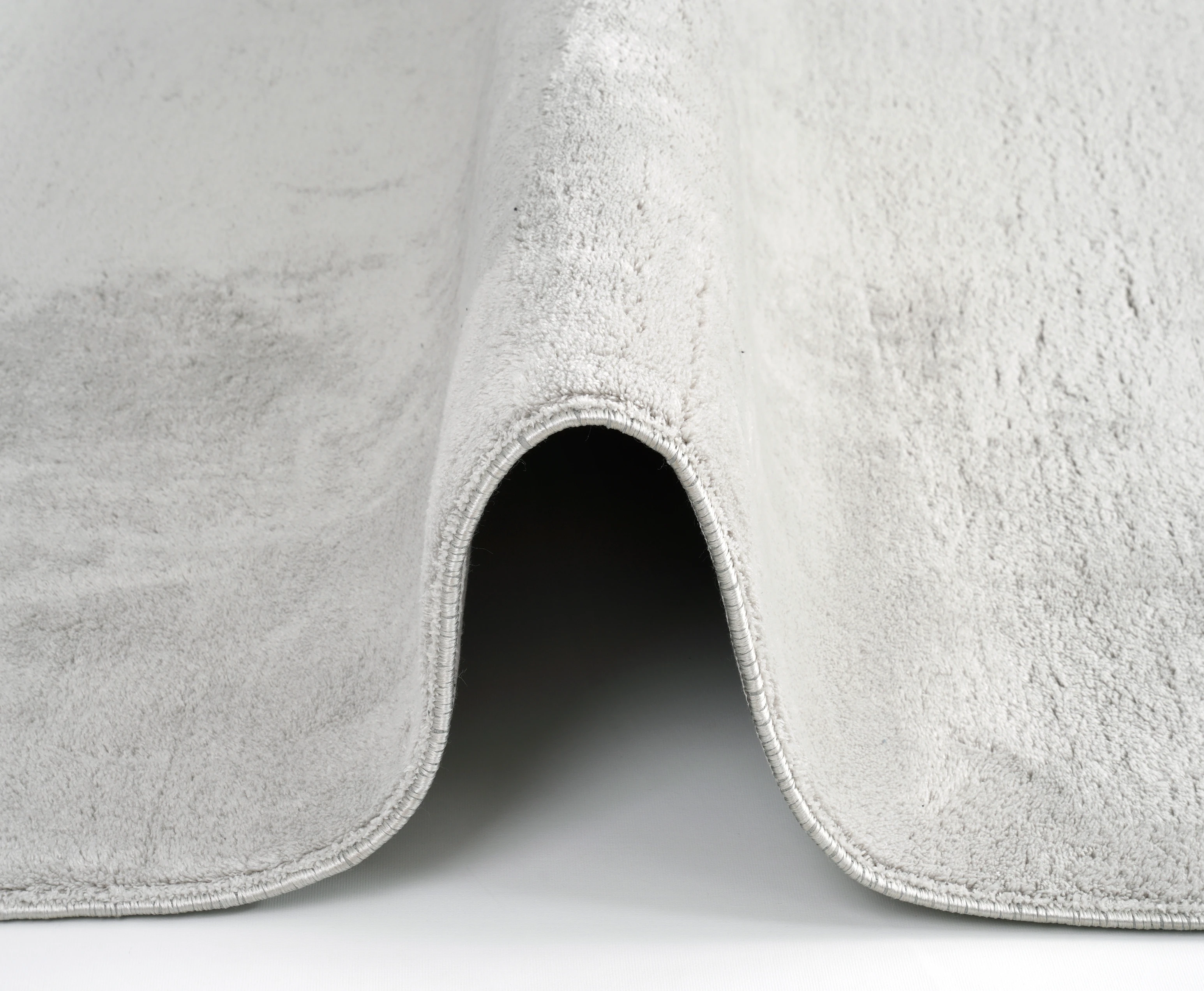 Luna Gri Peluş Halı