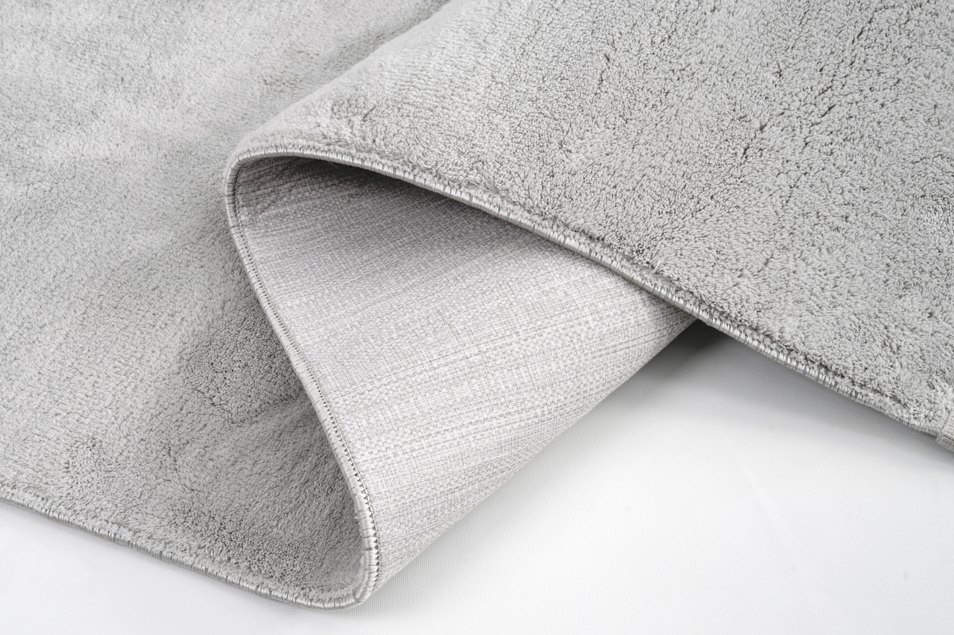 Luna Gri Peluş Halı