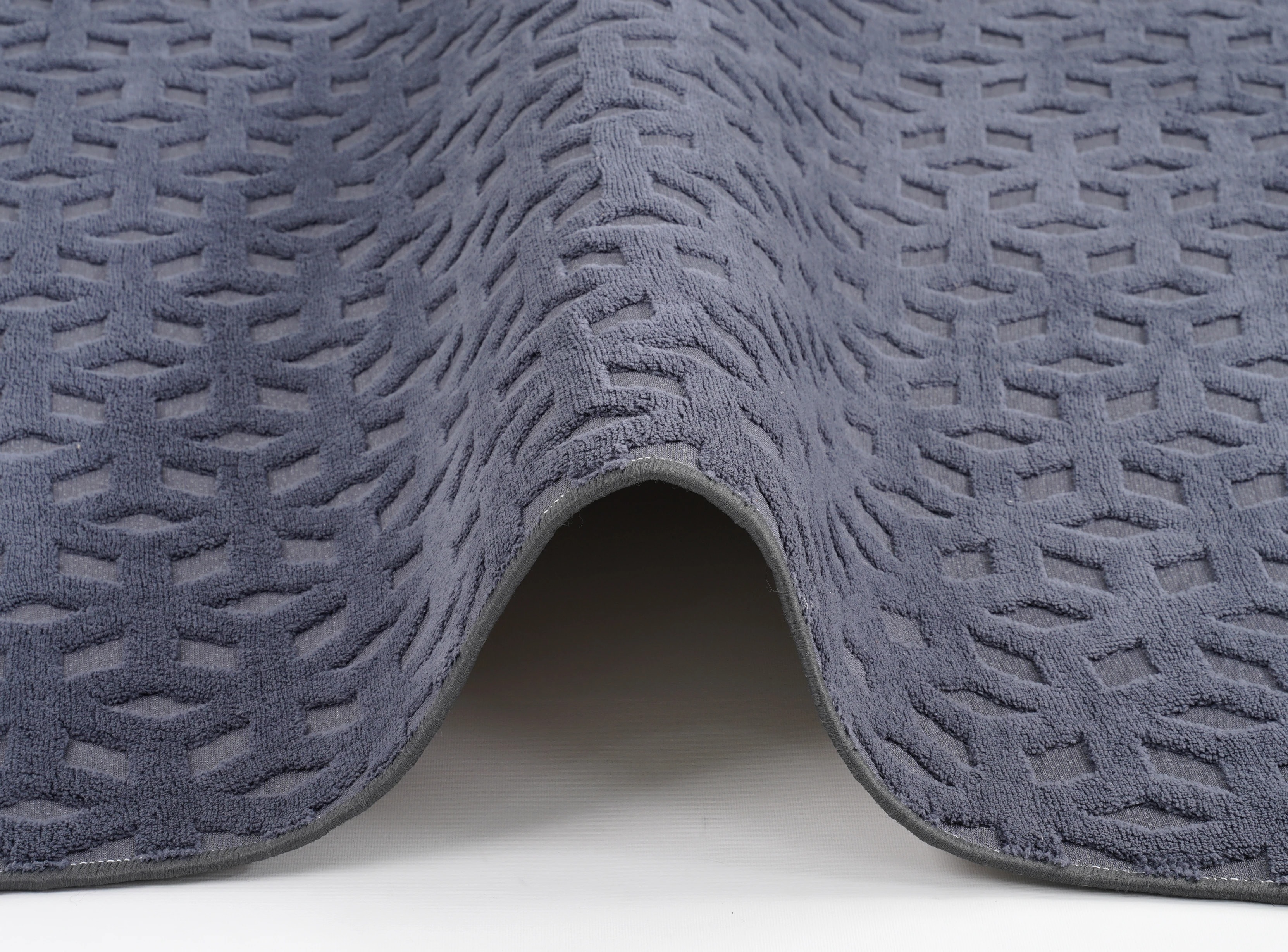 Kübik Antrasit Peluş Halı