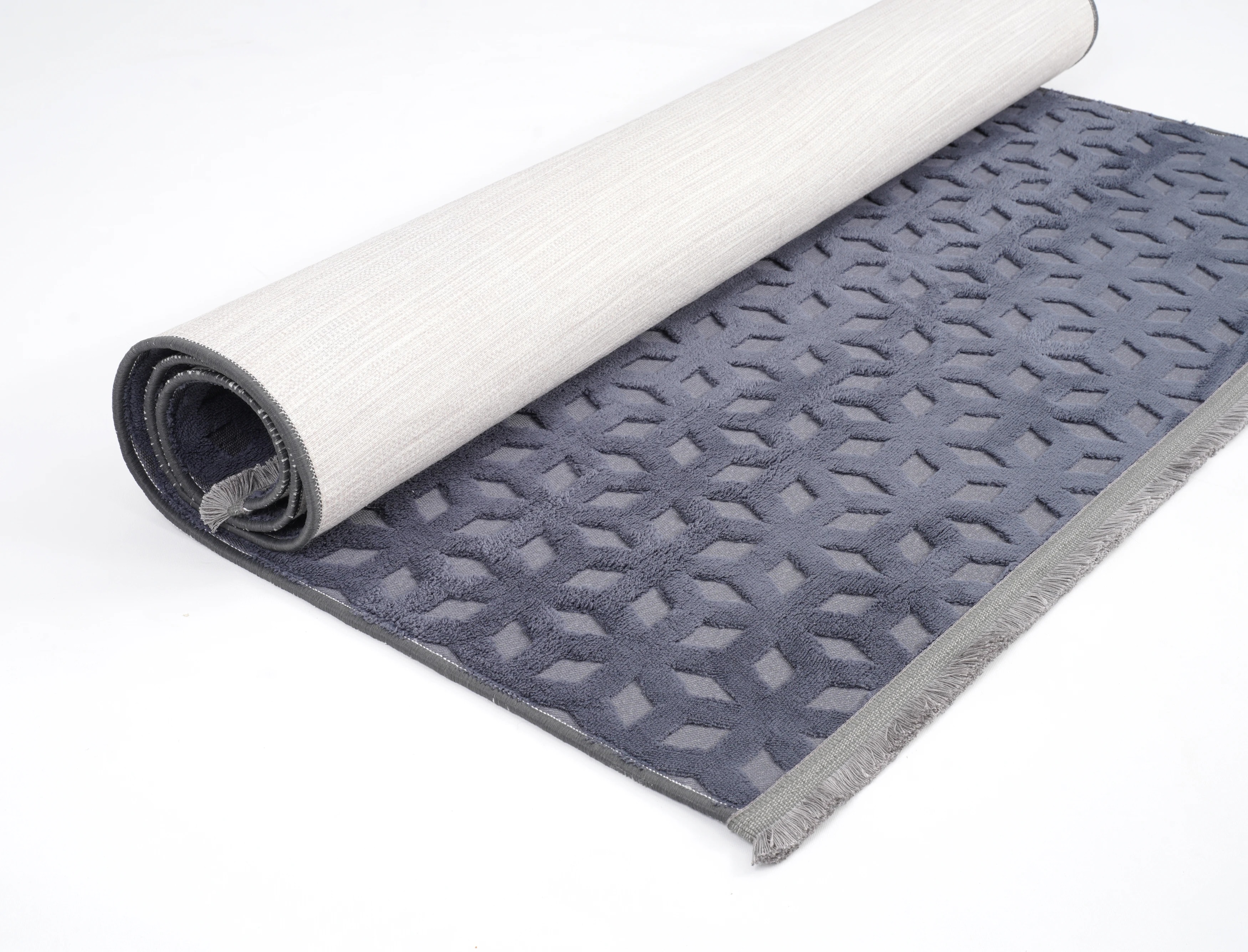 Kübik Antrasit Peluş Halı