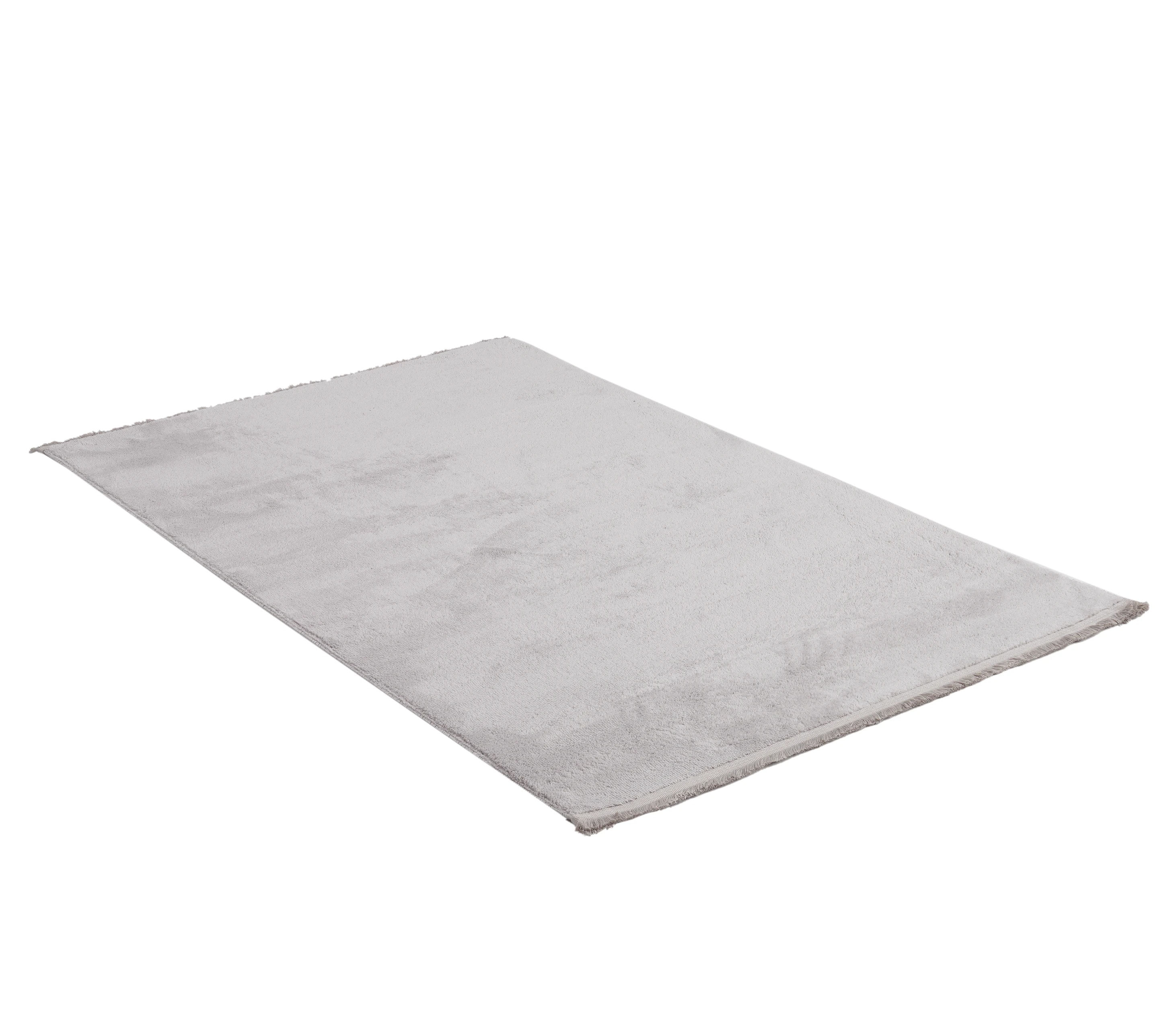 Luna Gri Peluş Halı