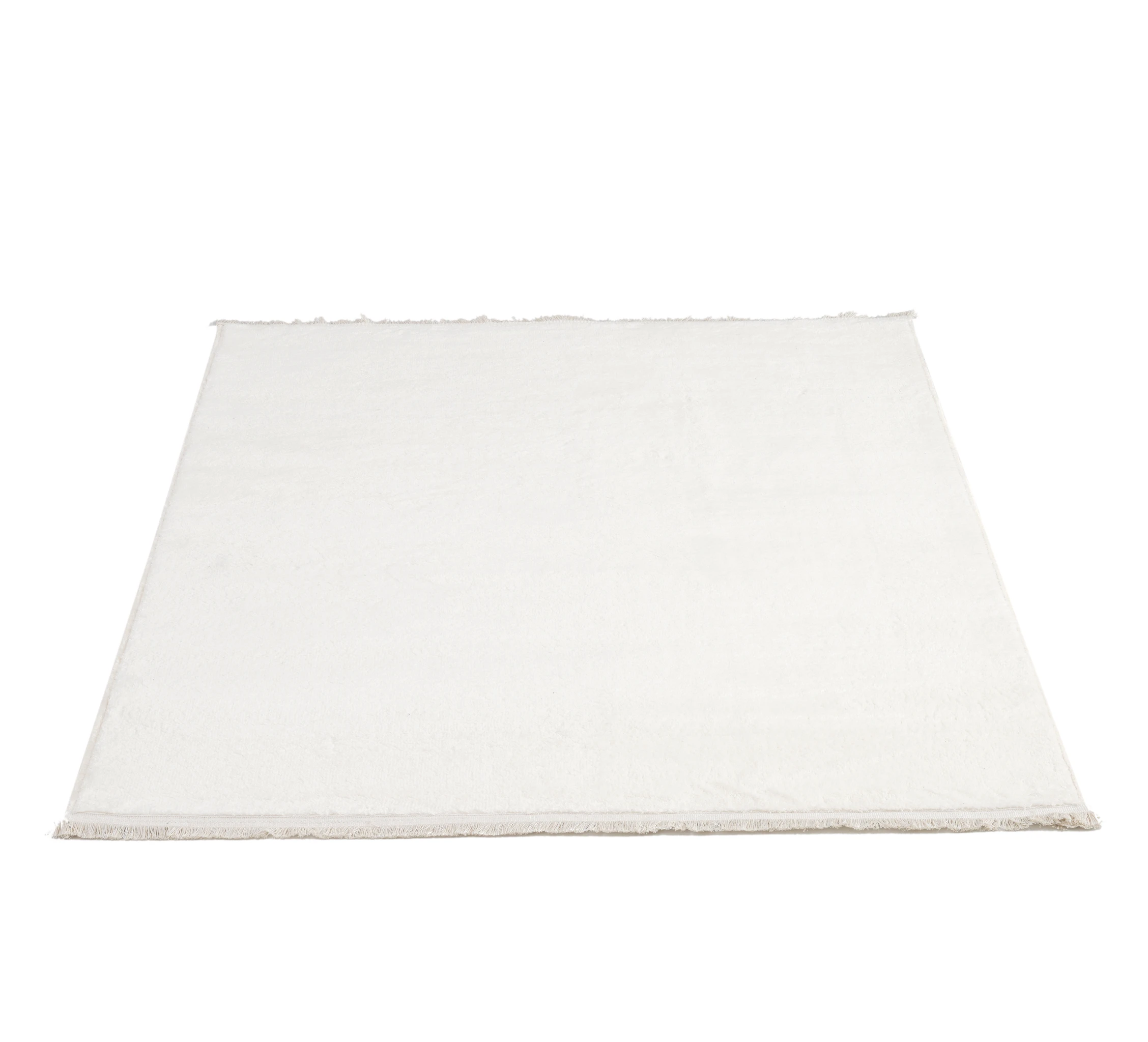 Luna Beyaz Peluş Halı