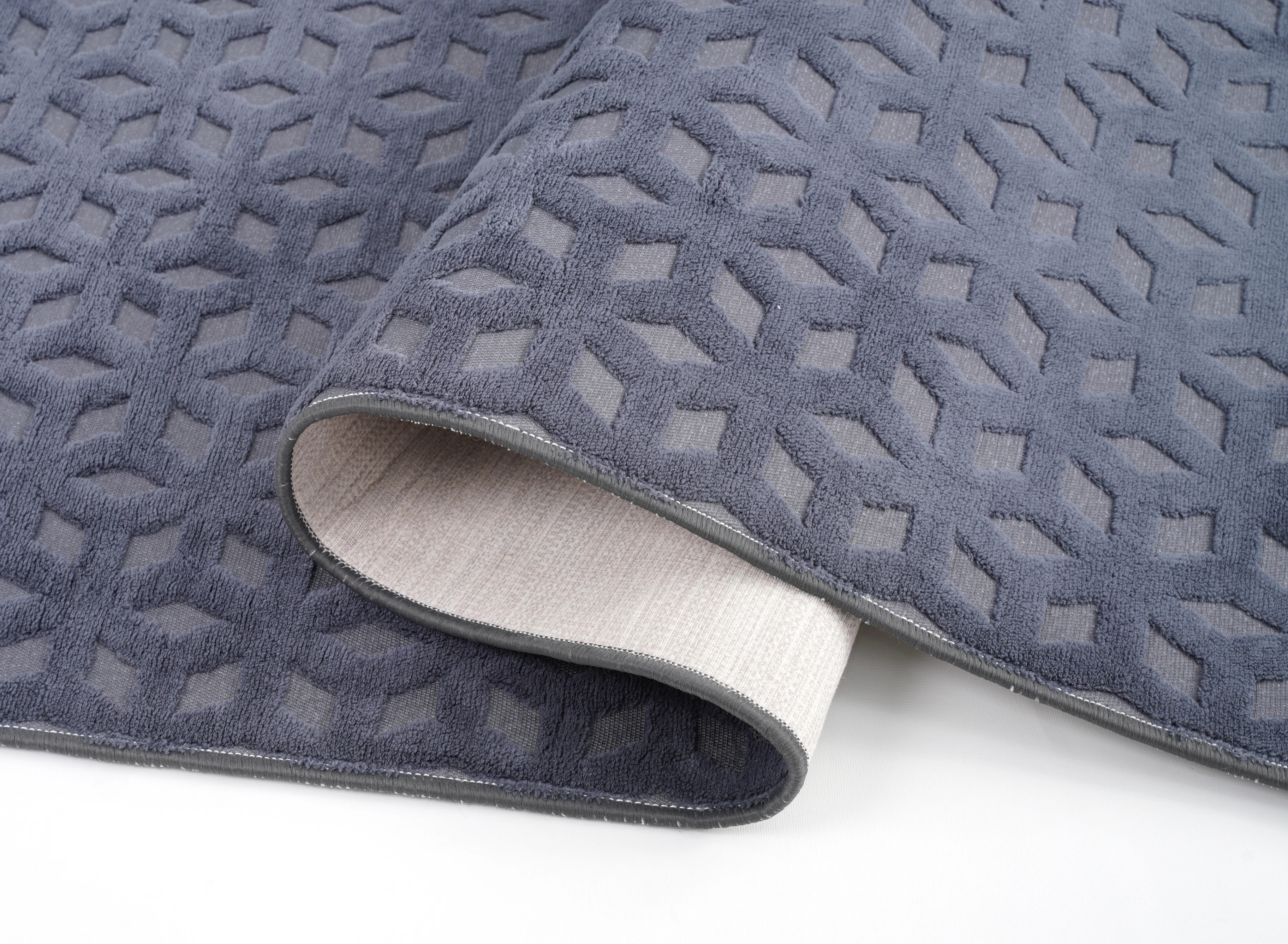 Kübik Antrasit Peluş Halı