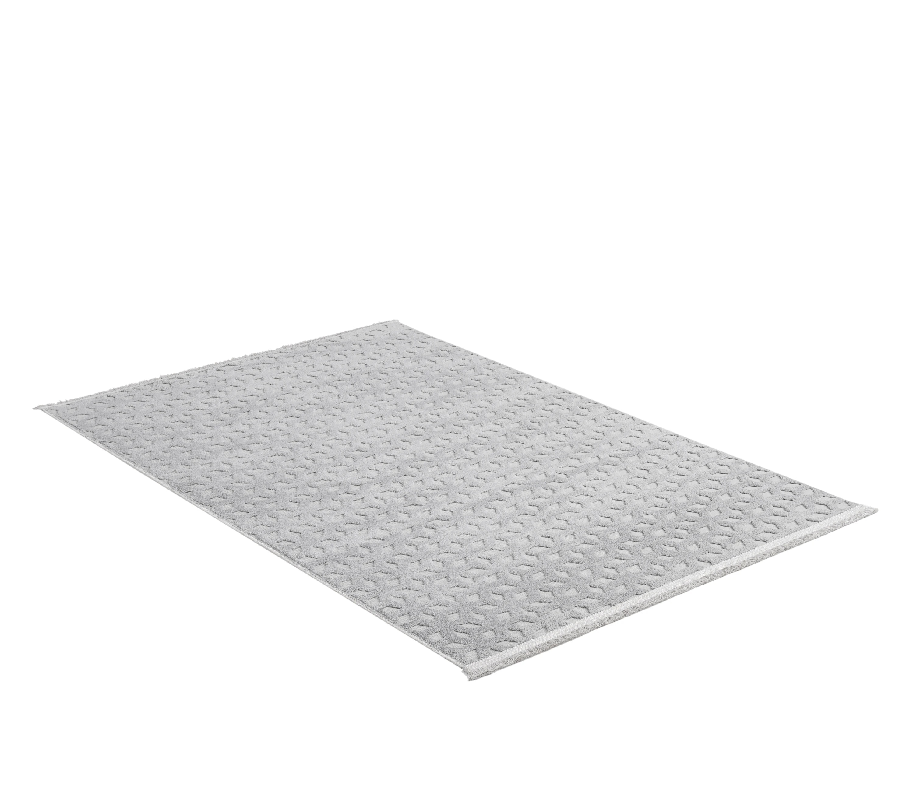 Kübik Gri Peluş Halı