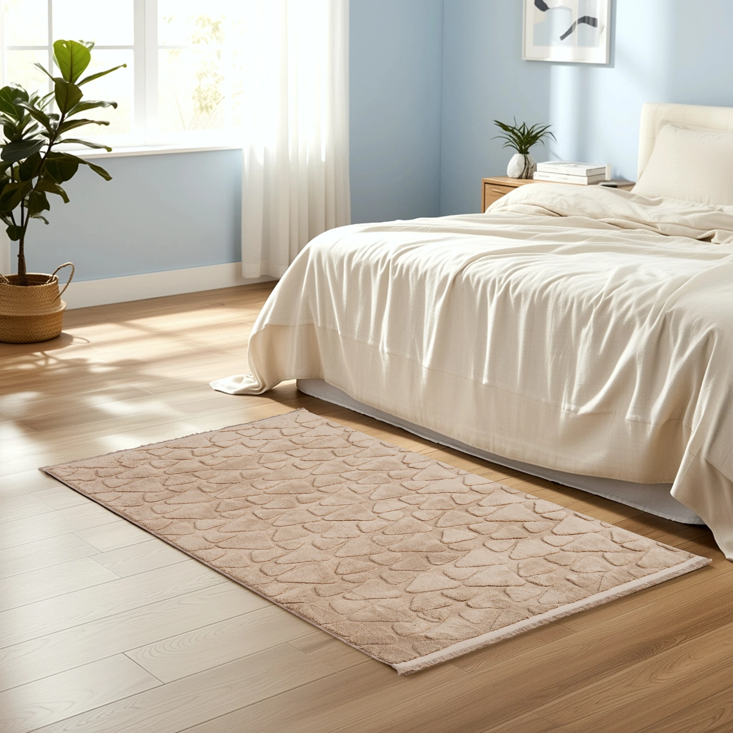 Tera Kahve Peluş Halı