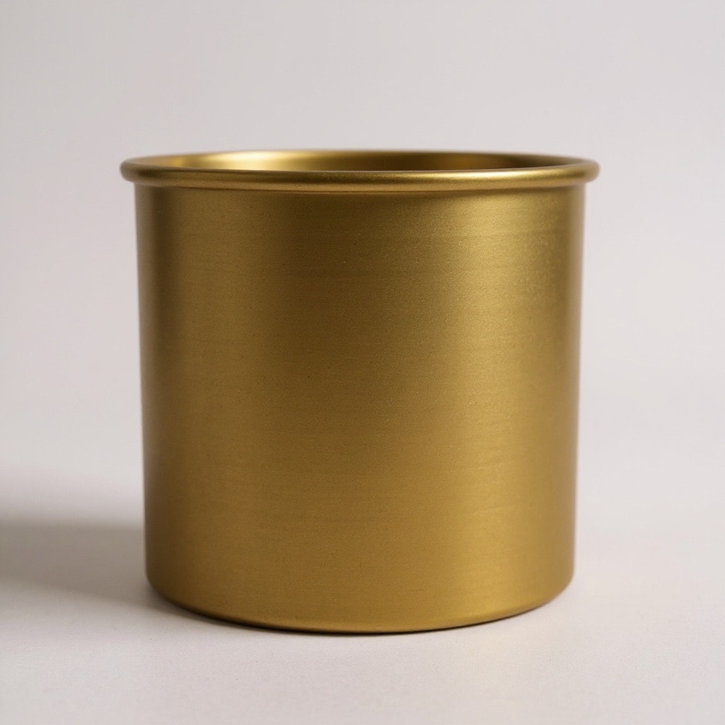 Gold Line Metal Saksı-16 cm