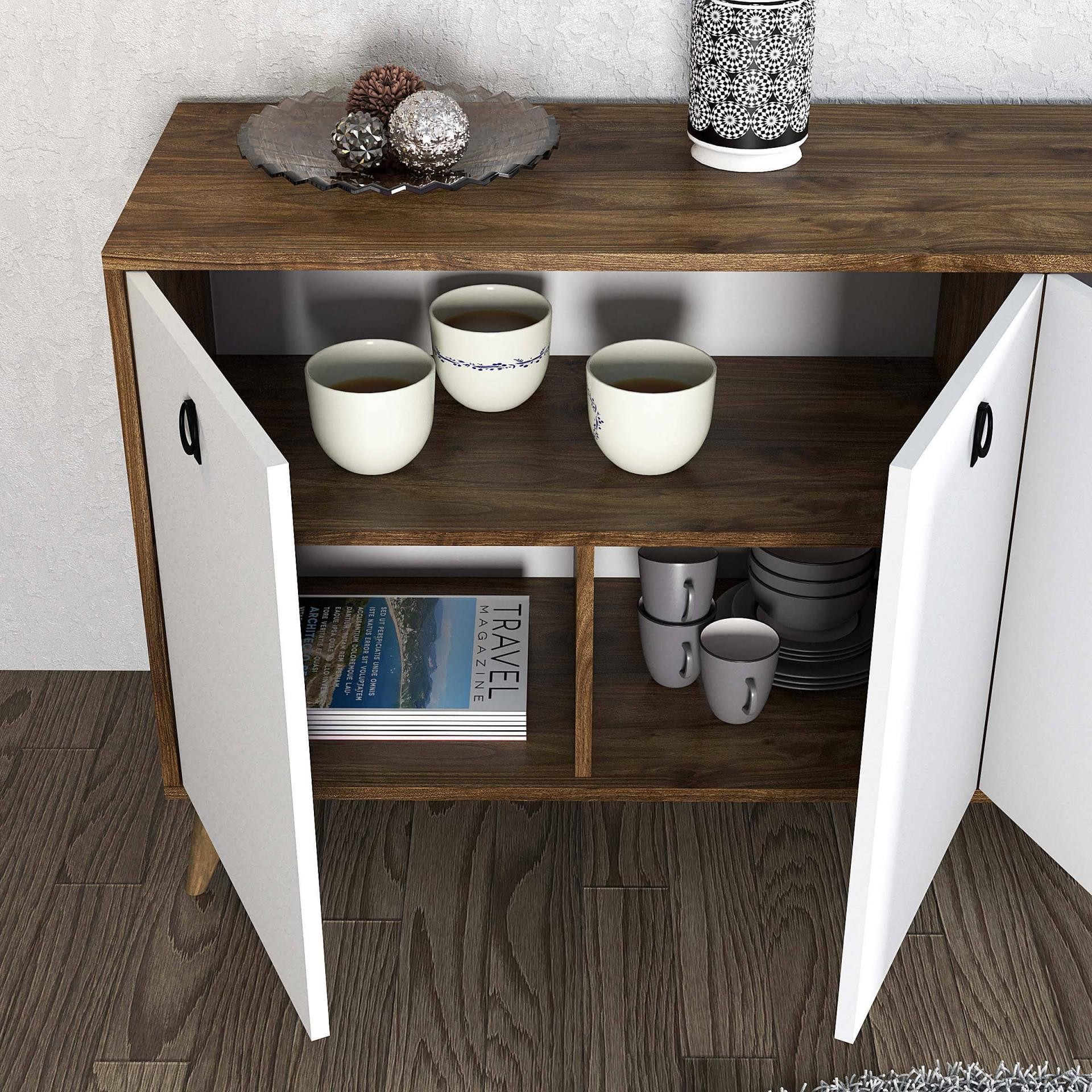 1612 Elite 180 Cm Modern Konsol Amalfi-Beyaz