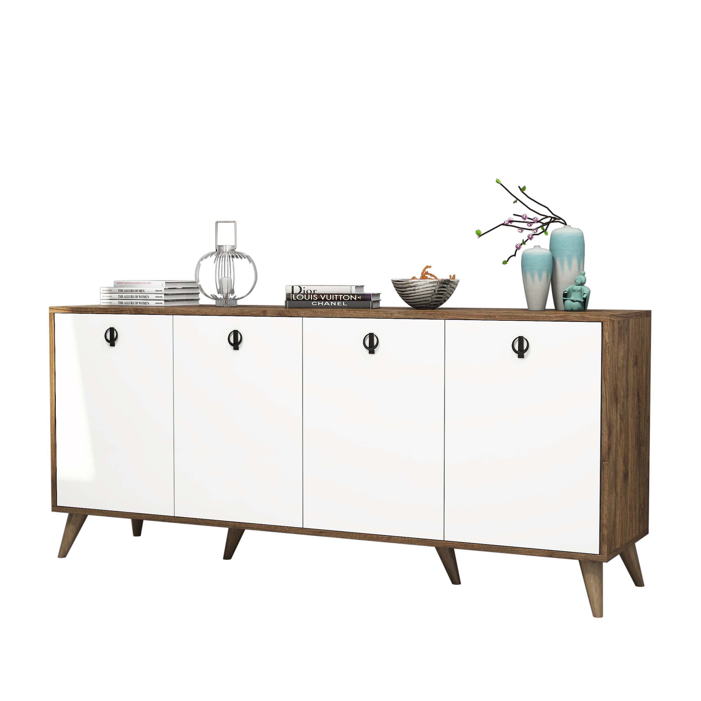 1612 Elite 180 Cm Modern Konsol Amalfi-Beyaz