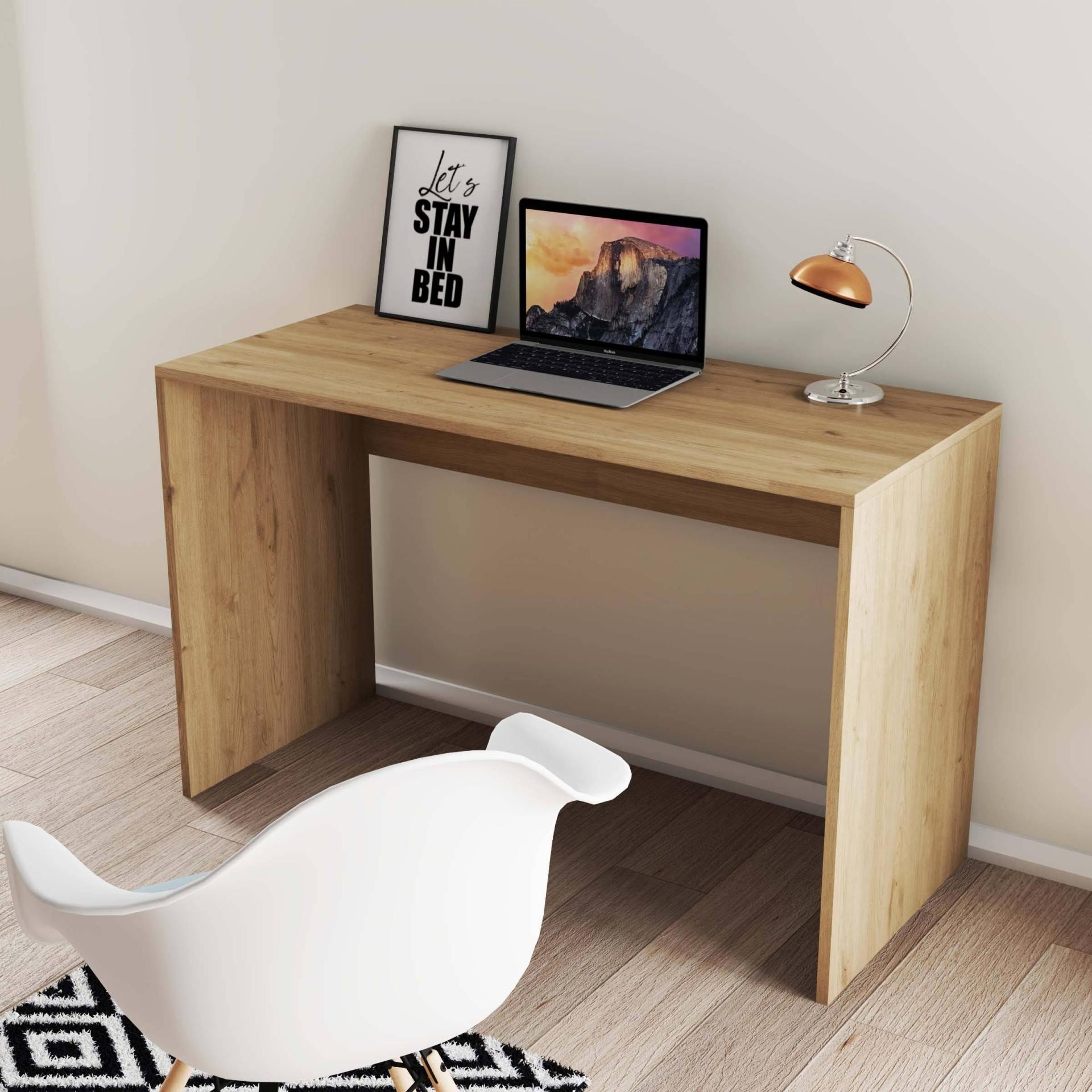 1910 Silence 120 Cm Çalışma Masası Sepet Rengi