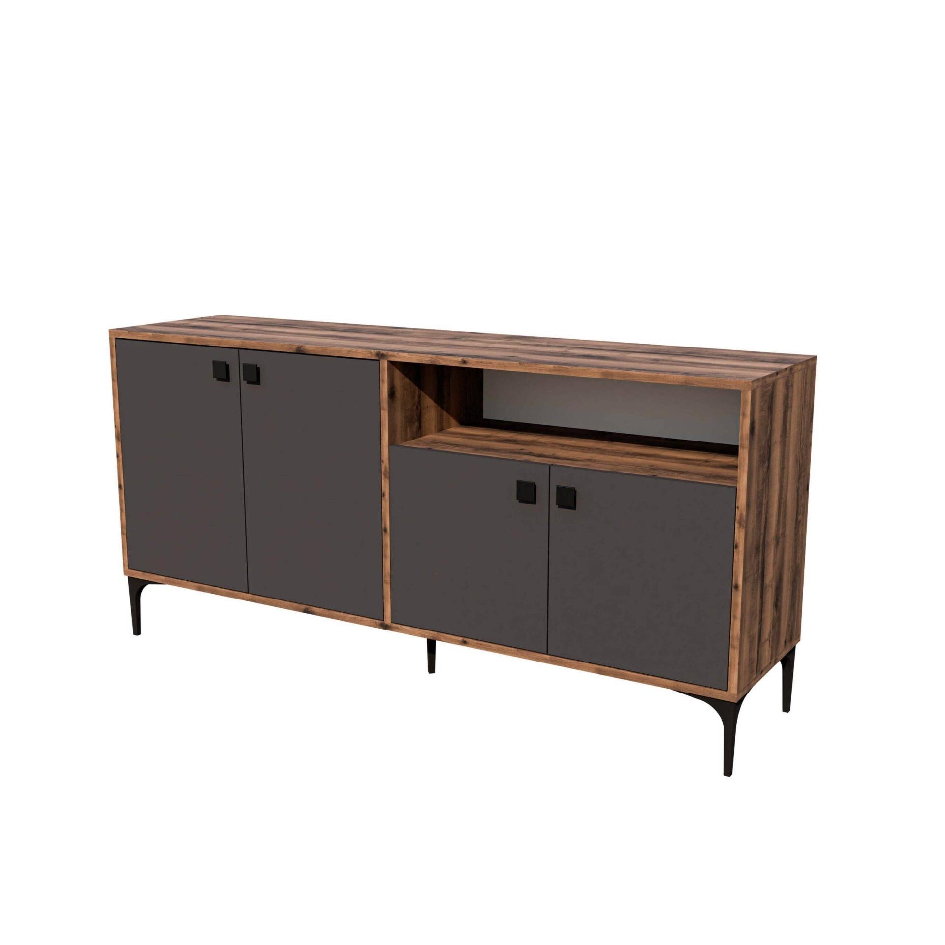 1644 ARTEMIS 160 LIK MODERN KONSOL HAT-ANTRASİT