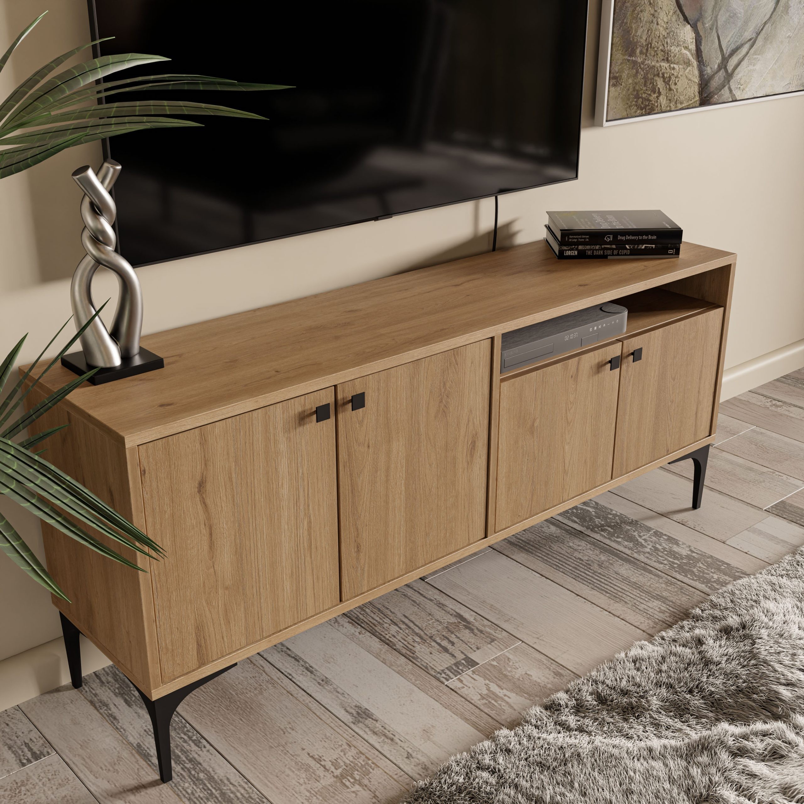 1546 Artemis 139 Cm Tv Ünitesi Sepet Rengi