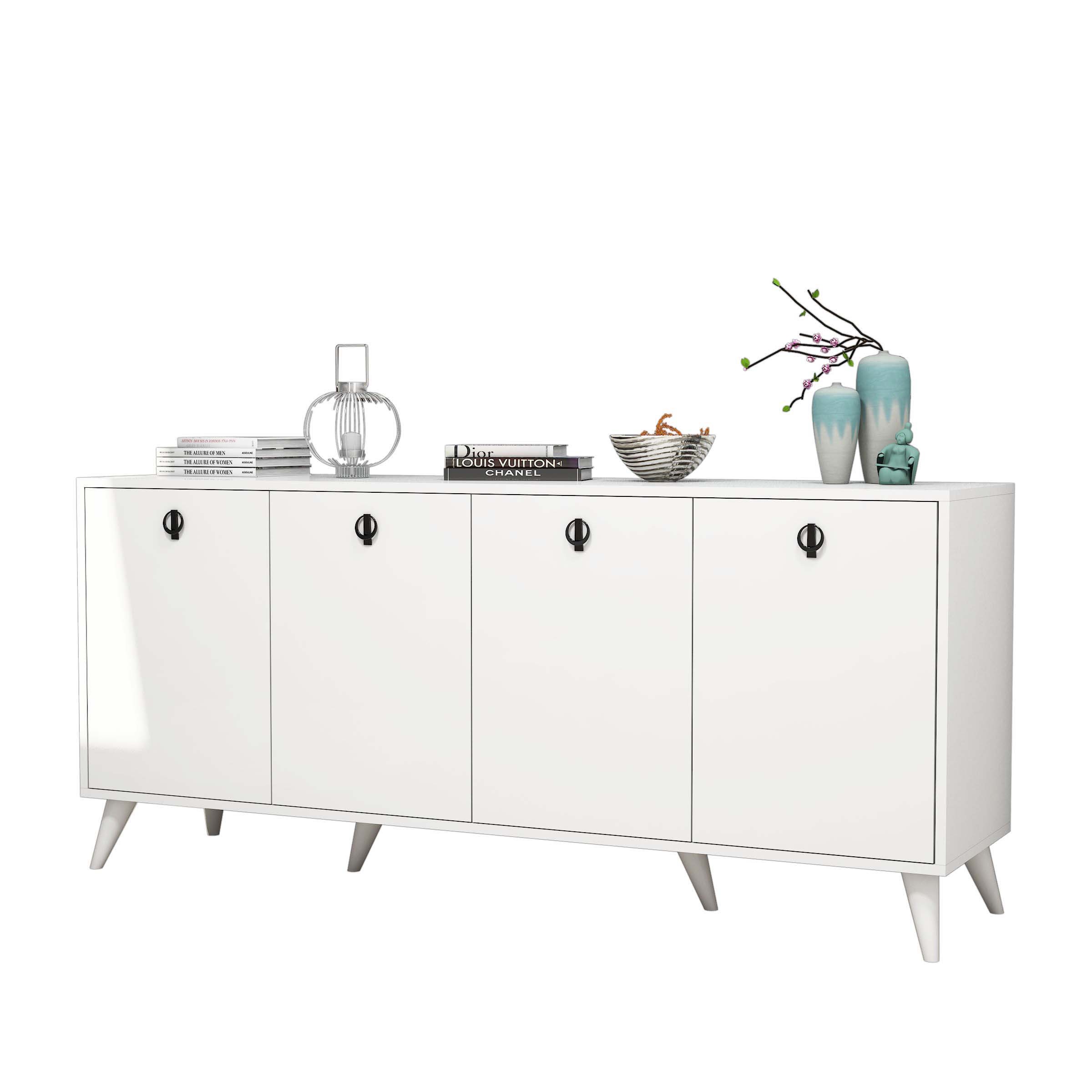 1614 Elite 180 Cm Modern Konsol Beyaz
