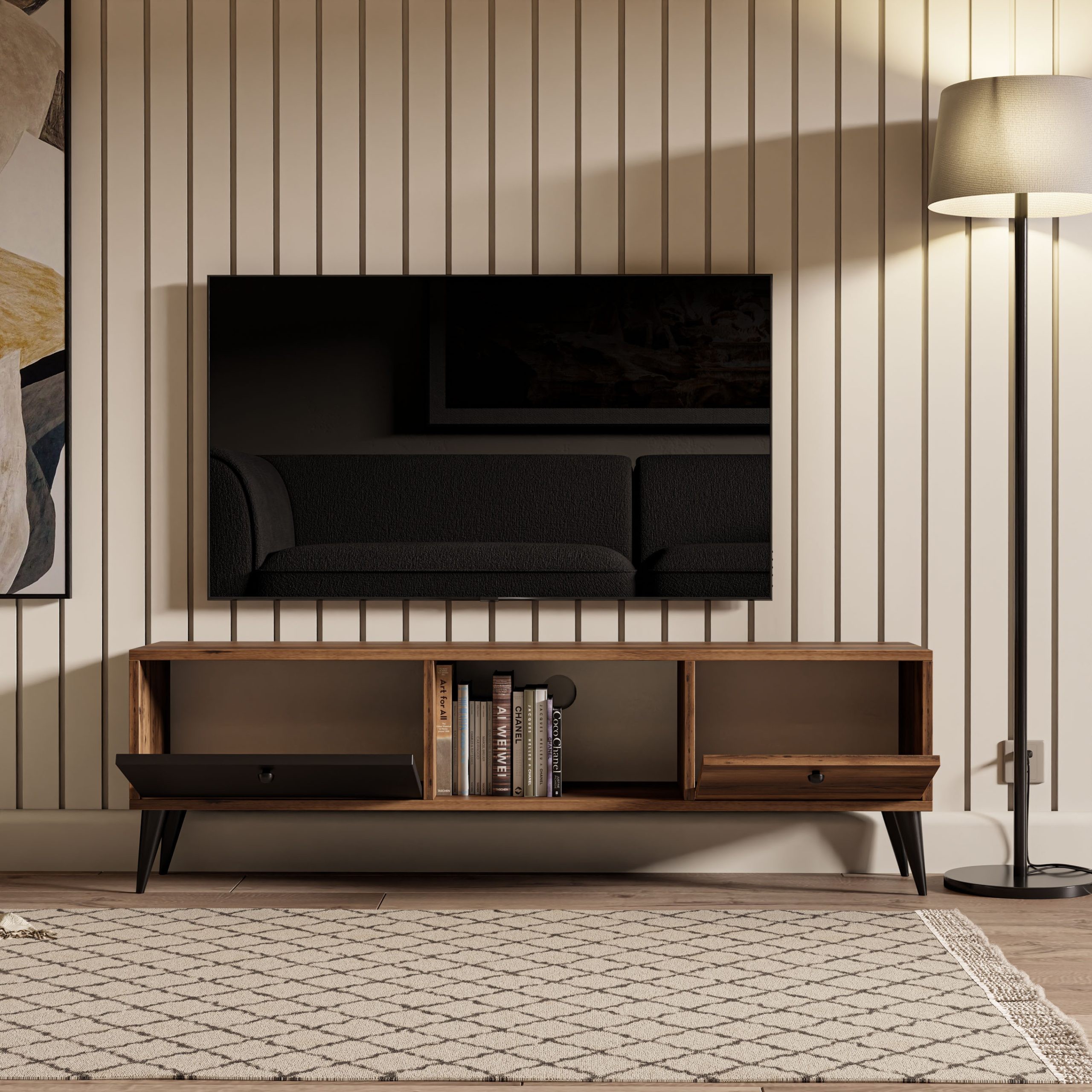 1214 SERENAT 138 CM TV ÜNİTESİ LİDYA ANTRASİT