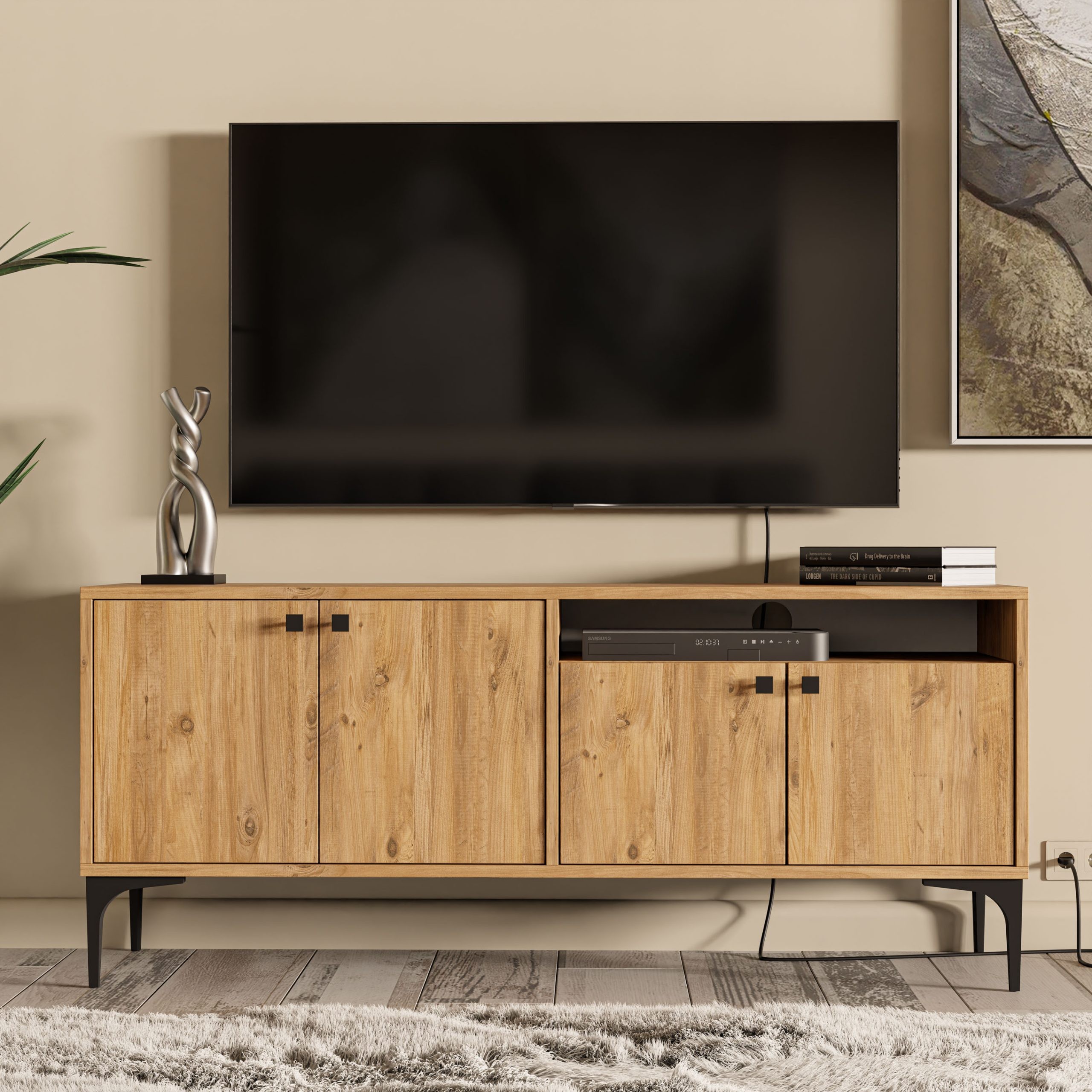 1540 ARTEMIS 139 CM TV ÜNİTESİ ATLANTİK ÇAM