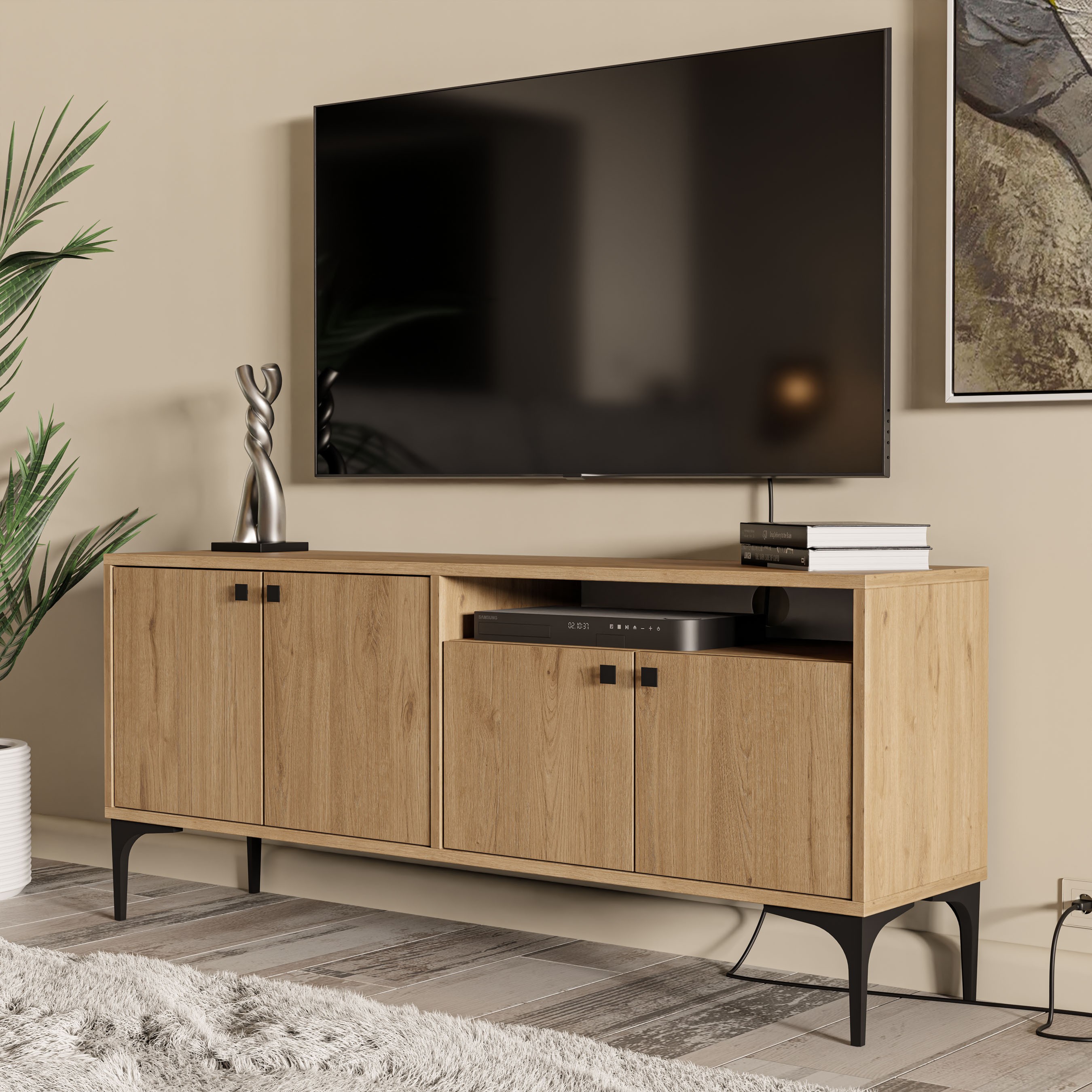 1546 Artemis 139 Cm Tv Ünitesi Sepet Rengi