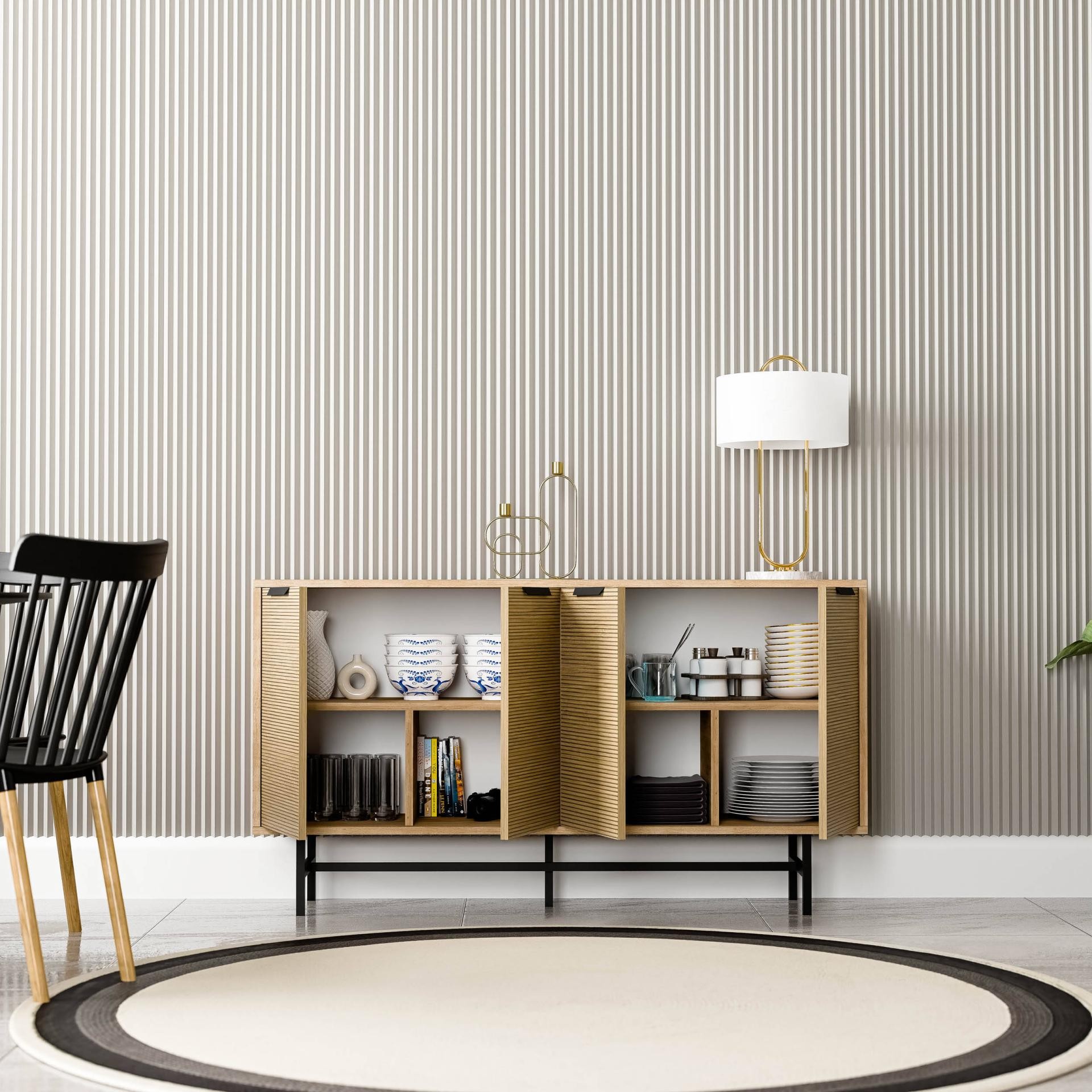 4612 BLANCO 145 CM (METAL AYAKLI) KONSOL SEPET-YUNUS