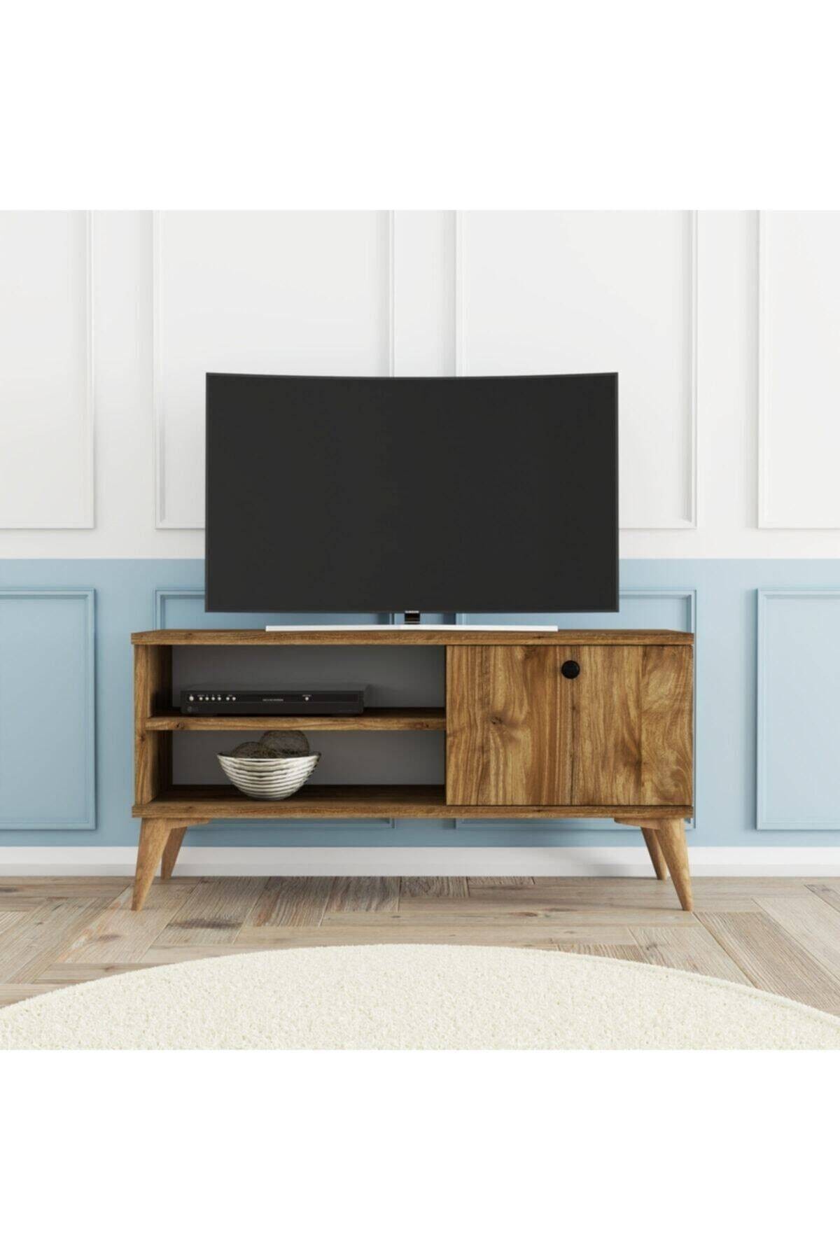 1550 Retro Tv Ünitesi 90 Cm Amalfi Rengi