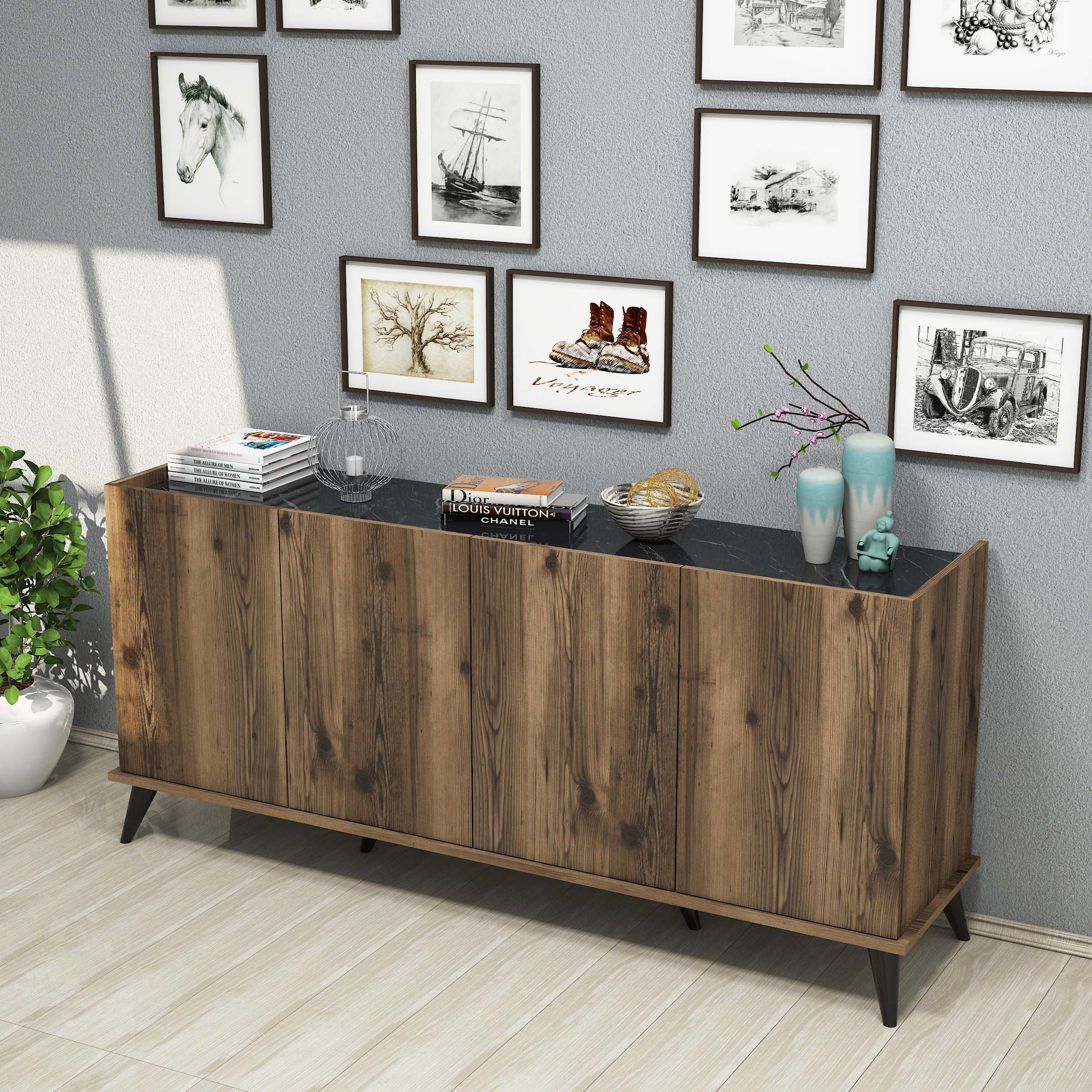1604 Elegante 180 Cm Modern Konsol Lidya Bendir