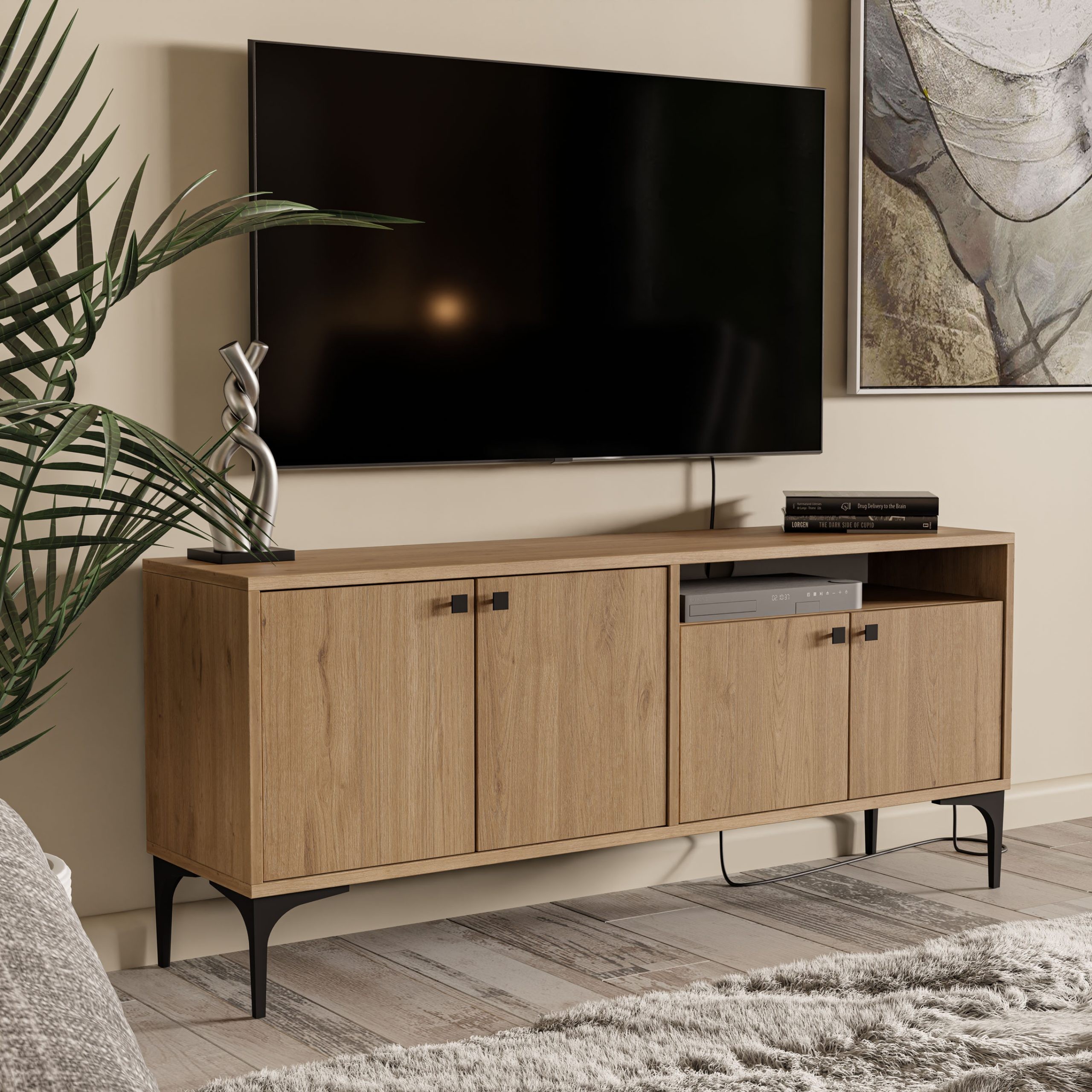 1546 Artemis 139 Cm Tv Ünitesi Sepet Rengi