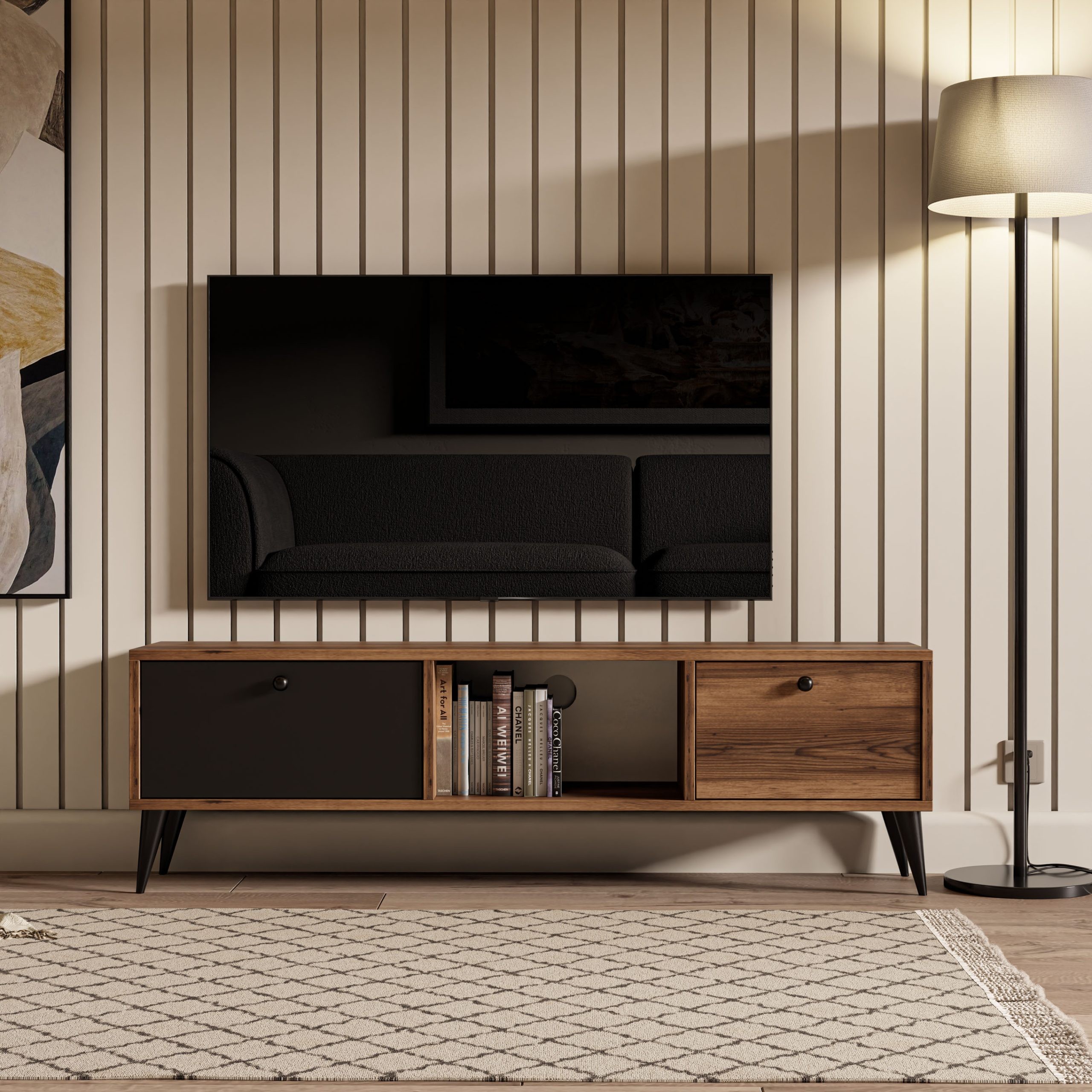 1214 SERENAT 138 CM TV ÜNİTESİ LİDYA ANTRASİT