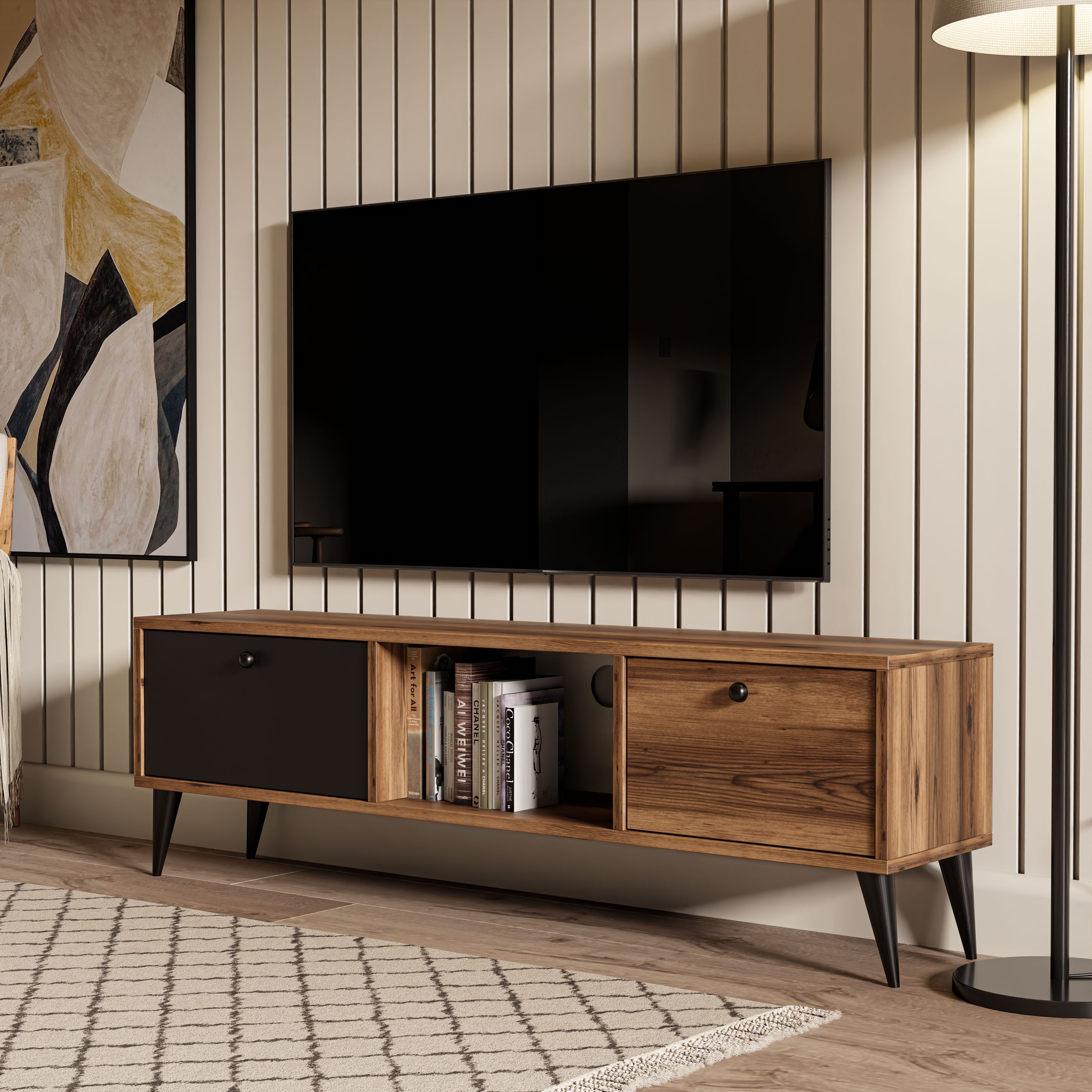 1214 SERENAT 138 CM TV ÜNİTESİ LİDYA ANTRASİT